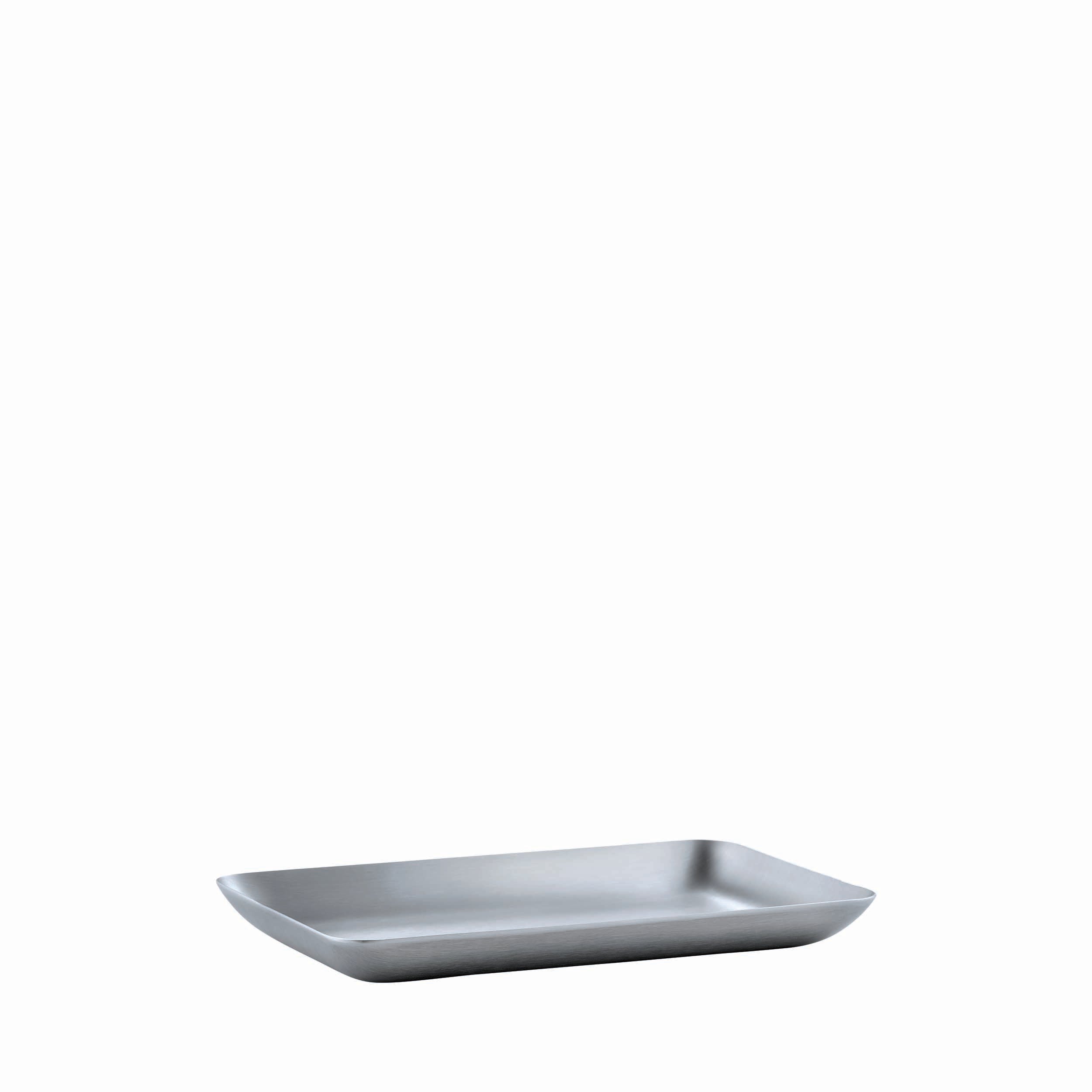 blomus BASIC Modern Stainless Steel Tray for Serving Snacks or Food or for a Contemporary Decorative Catchall