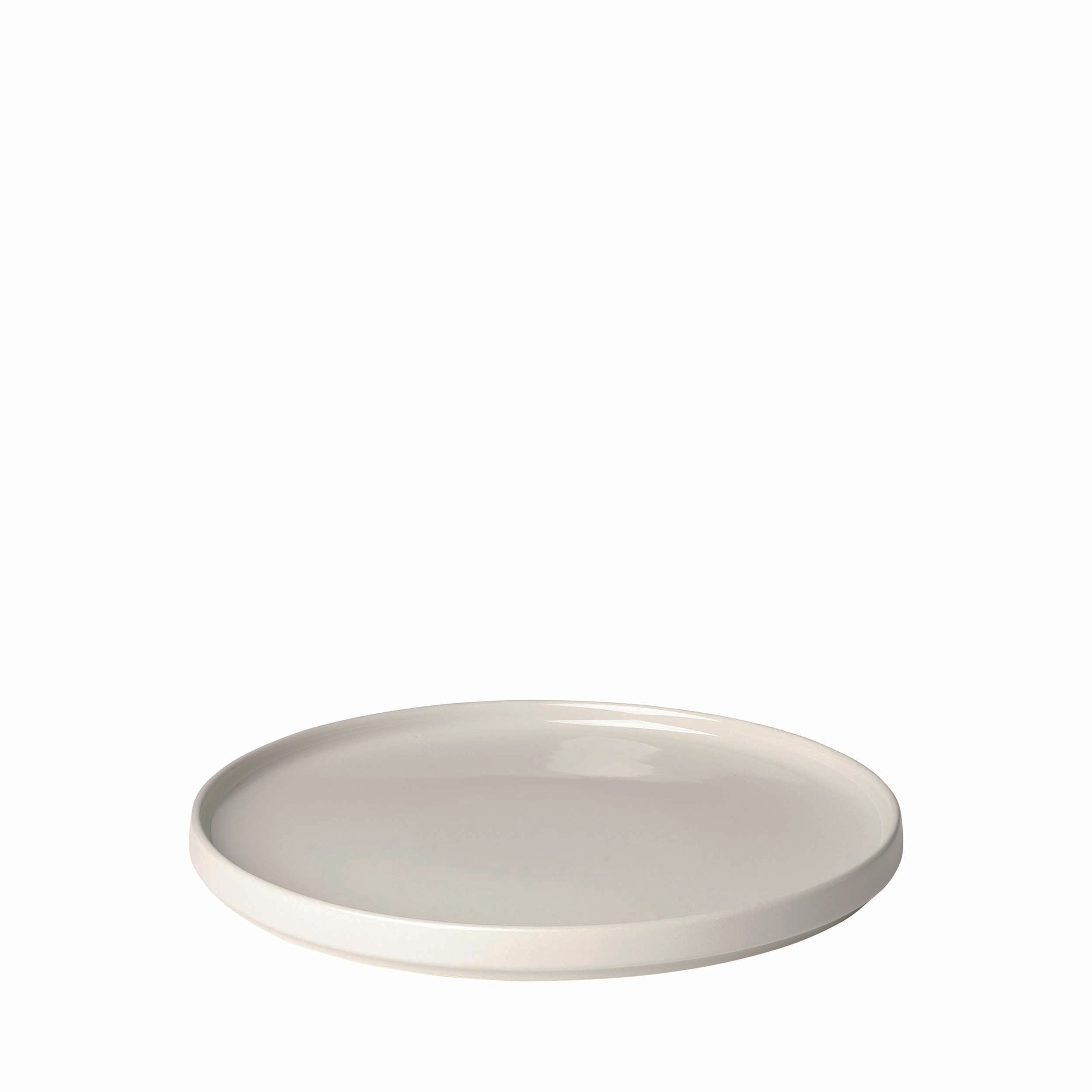 blomus PILAR Modern Stoneware Plates Sets of 4 - Dinner Plate, Side Plate, or Dessert Plate for Kitchen or Fine Formal Dining