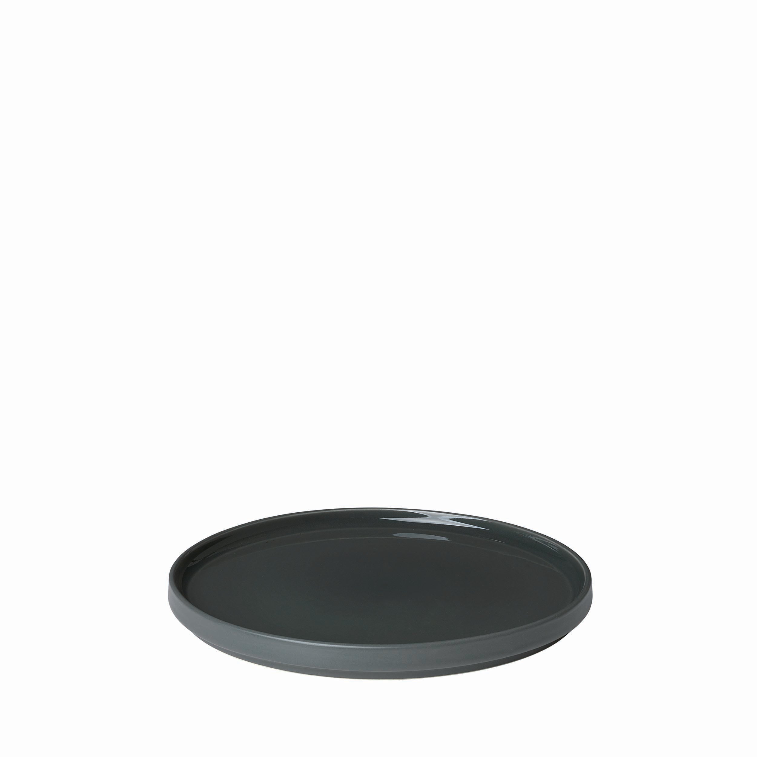 blomus PILAR Modern Stoneware Plates Sets of 4 - Dinner Plate, Side Plate, or Dessert Plate for Kitchen or Fine Formal Dining