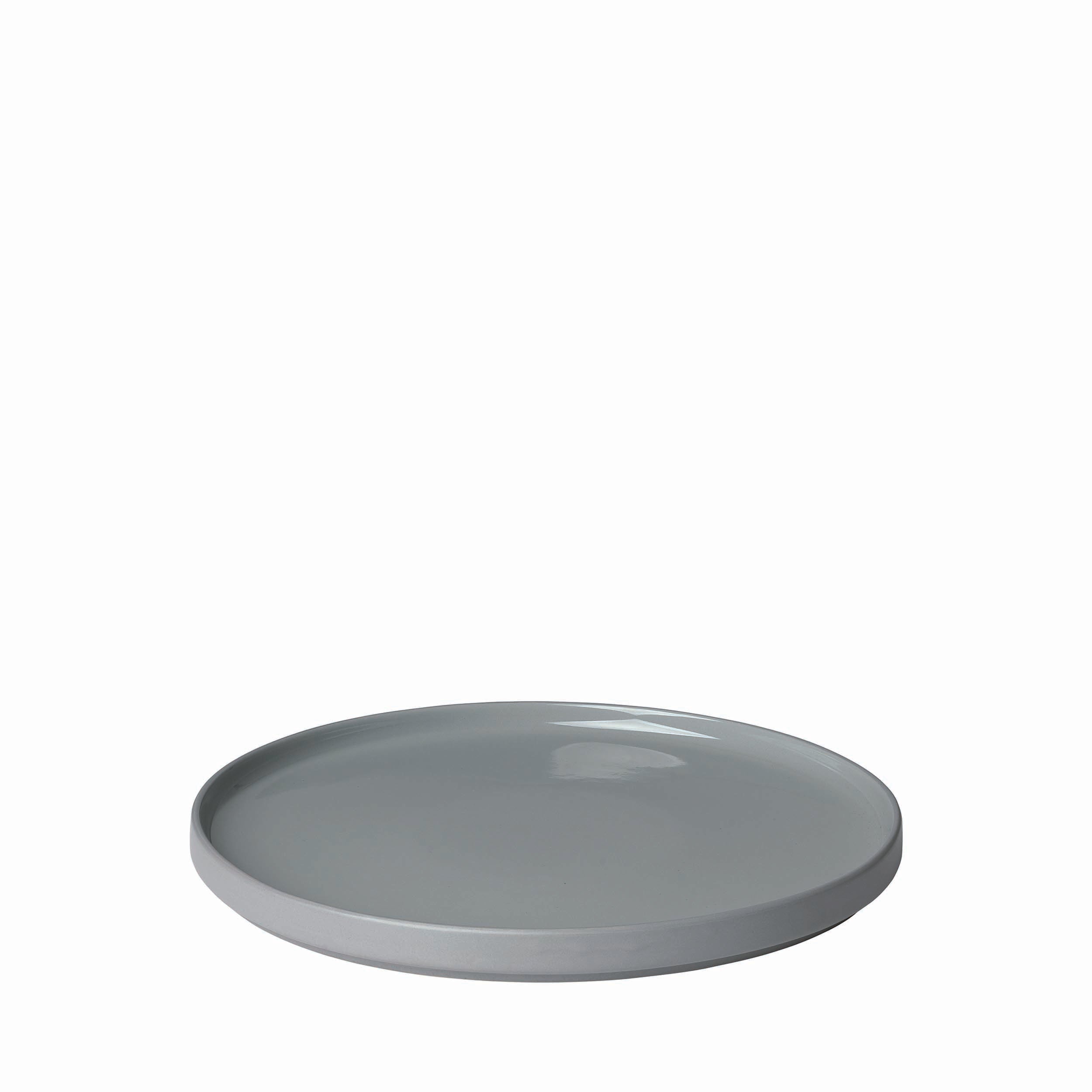 blomus PILAR Modern Stoneware Plates Sets of 4 - Dinner Plate, Side Plate, or Dessert Plate for Kitchen or Fine Formal Dining