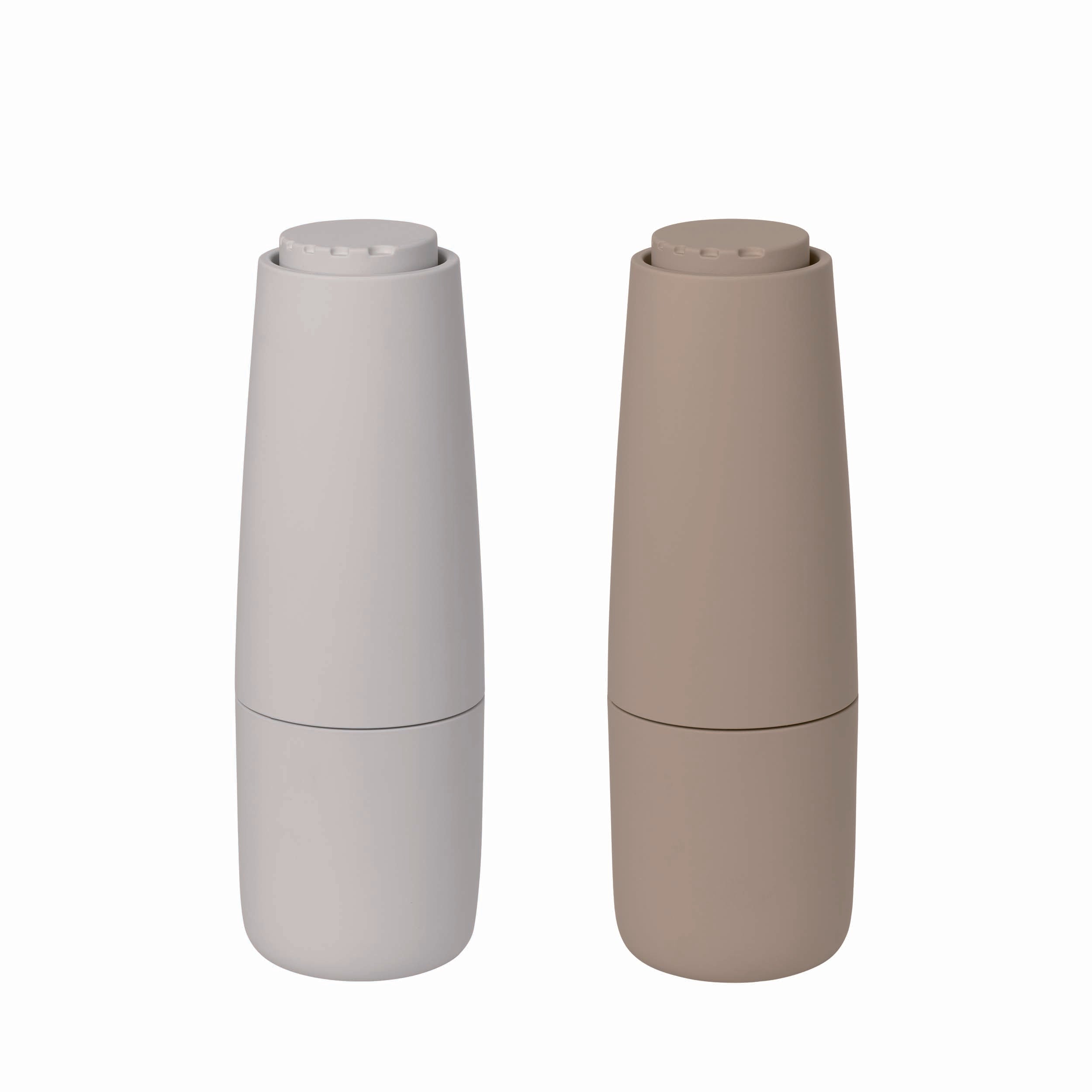 blomus SALPI Salt & Pepper Mill Set – Organic Two-Tone Grinders with Adjustable Ceramic Mechanism