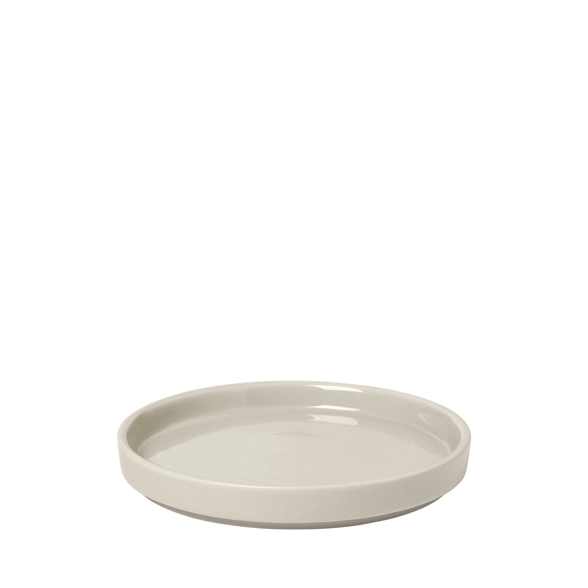 blomus PILAR Modern Stoneware Plates Sets of 4 - Dinner Plate, Side Plate, or Dessert Plate for Kitchen or Fine Formal Dining