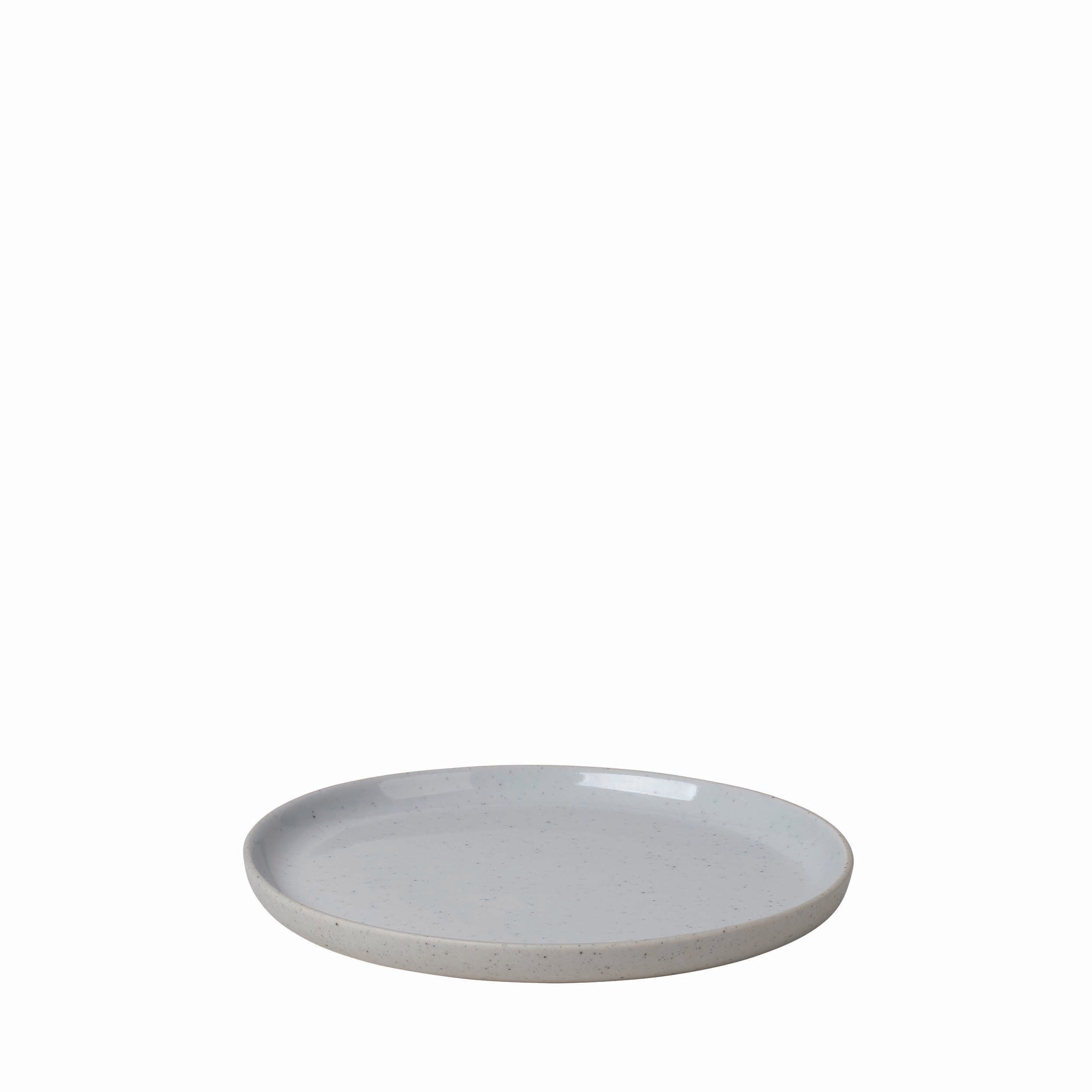blomus SABLO Scandinavian Stoneware Plates Set of 4 - Dinner Plate, Side Plate or Dessert Plate Organic Dishware
