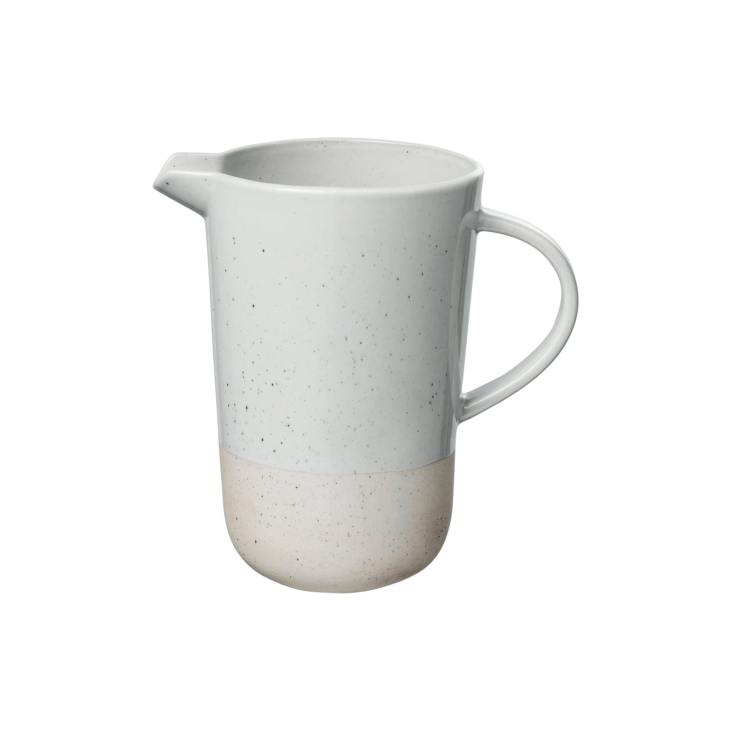 blomus SABLO Scandinavian Stoneware Pitcher for Table Service for Water, Juice or Milk Organic Dishware