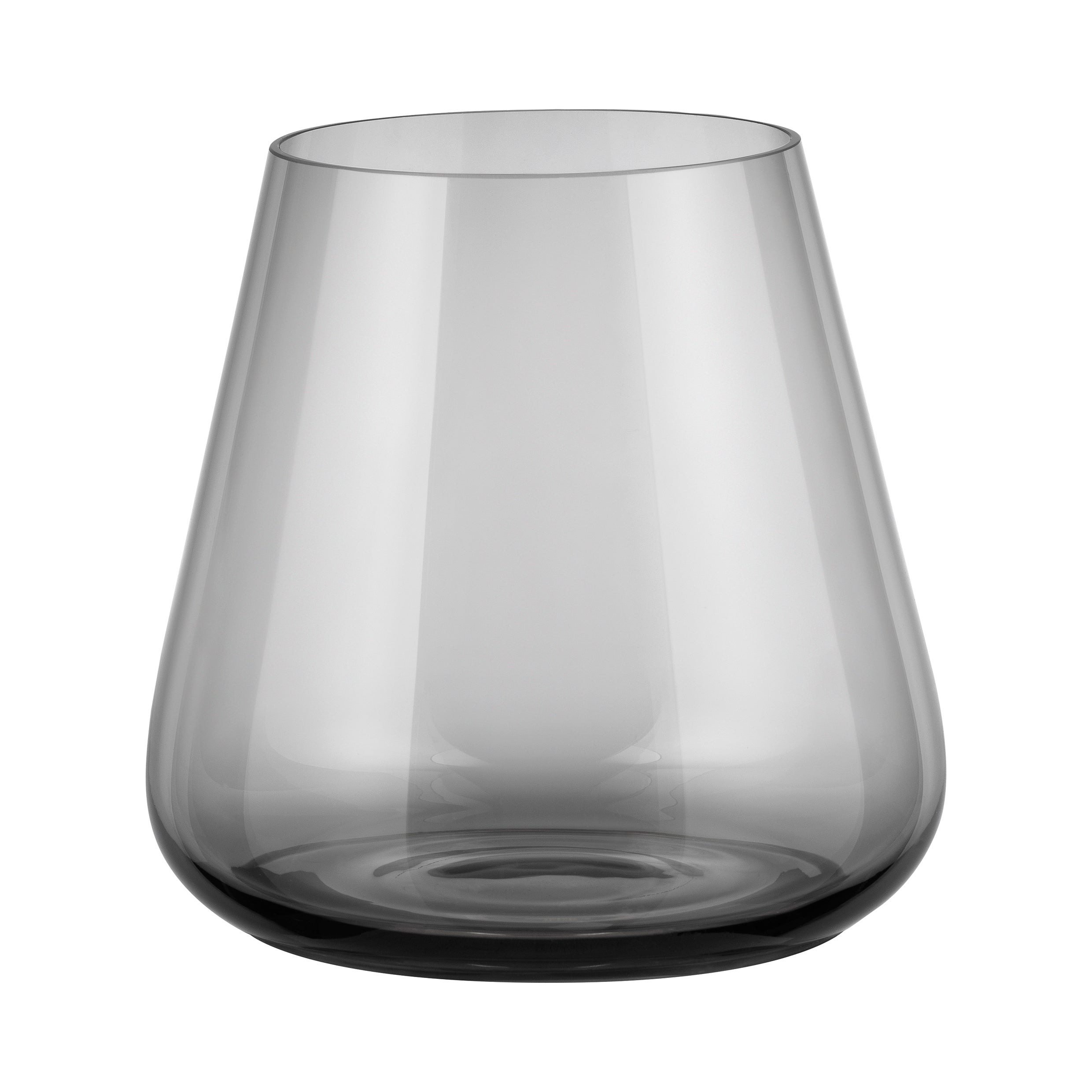 blomus BELO Hand Blown Tumbler or Stemless Wine Glass - Colored Tapered Tulip Shape - 4 pieces