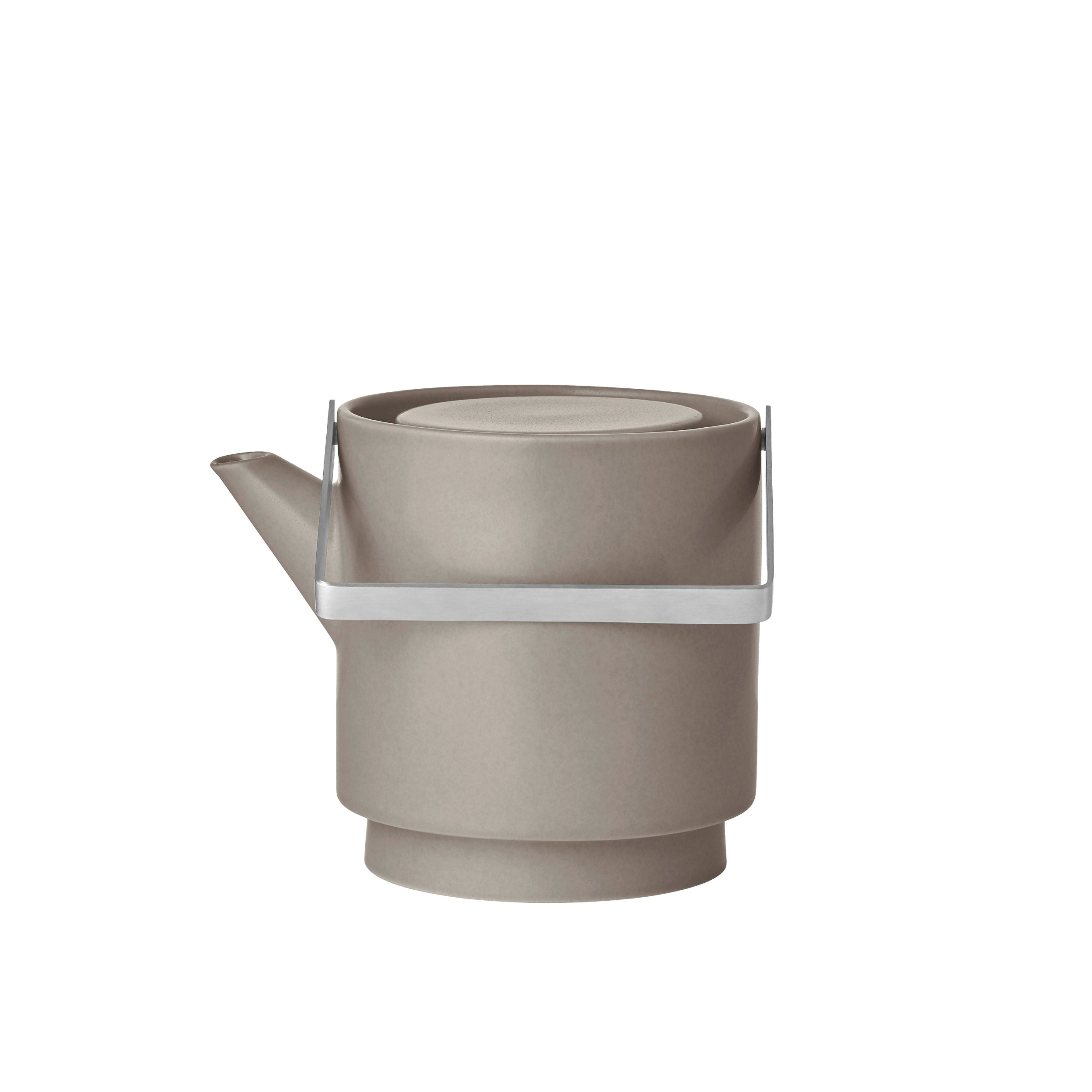 MAKOTO Elephant Skin Teapot with Handle down on a white background