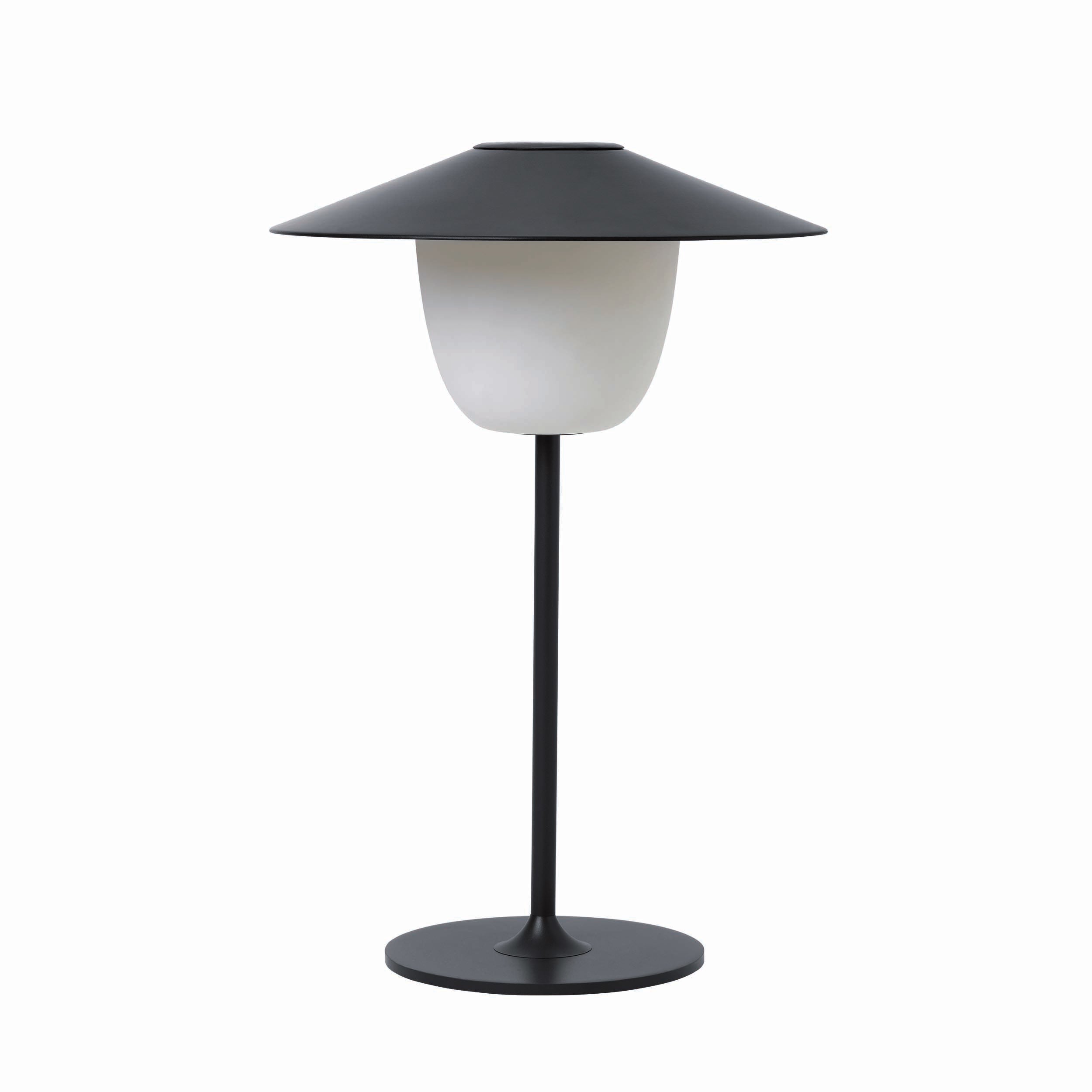blomus ANI Rechargeable LED Portable Indoor or Outdoor Lamp 3-in-1 Works as Tabletop Lamp, Lantern or Hanging Light