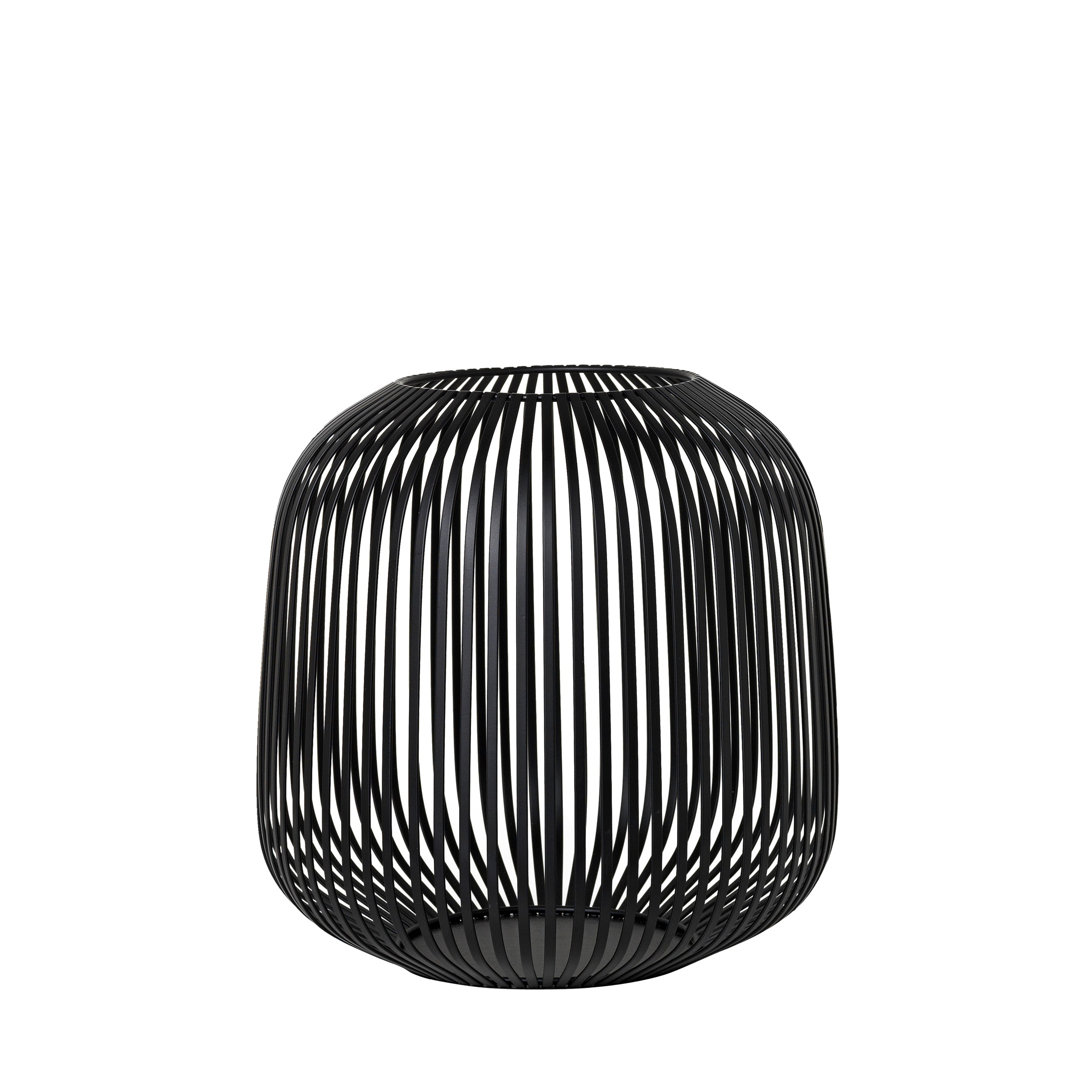 blomus LITO Steel Indoor Lantern Candleholder with Shadowed Lighting Effect - Medium