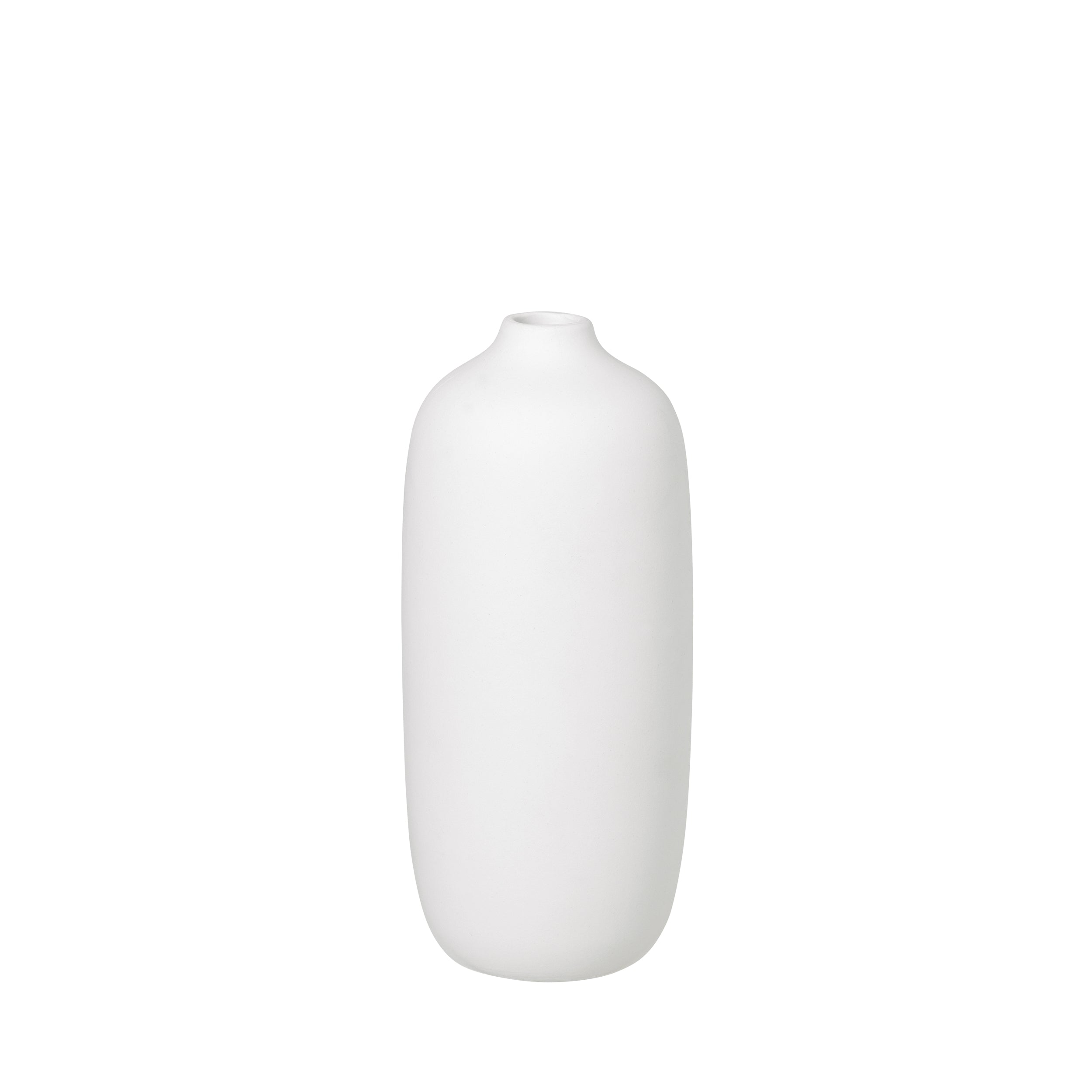blomus CEOLA Modern Ceramic Statement Vase with Organic Soft Curves - 3 x 7