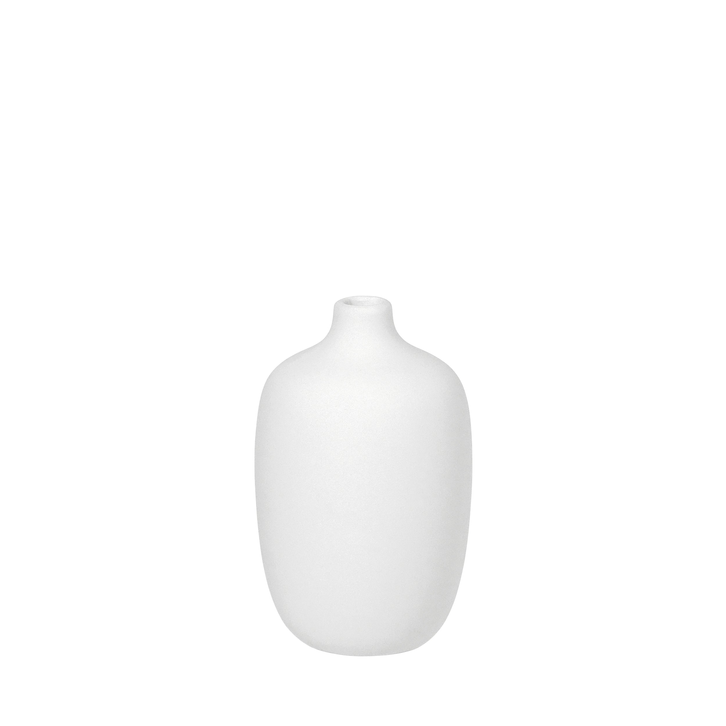 blomus CEOLA Modern Ceramic Statement Vase with Organic Soft Curves - 3 x 5