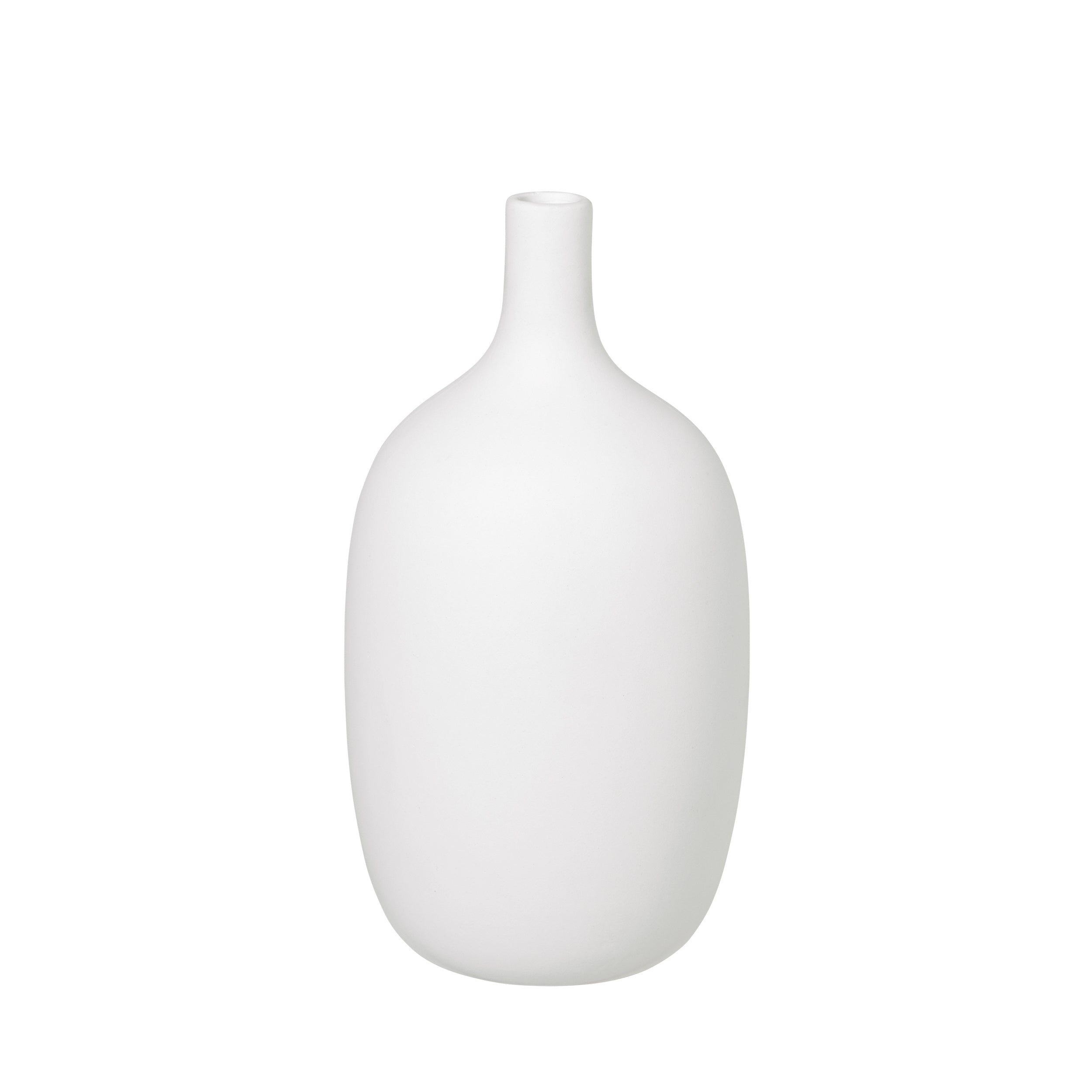 blomus CEOLA Modern Ceramic Statement Vase with Organic Soft Curves - 4 x 8