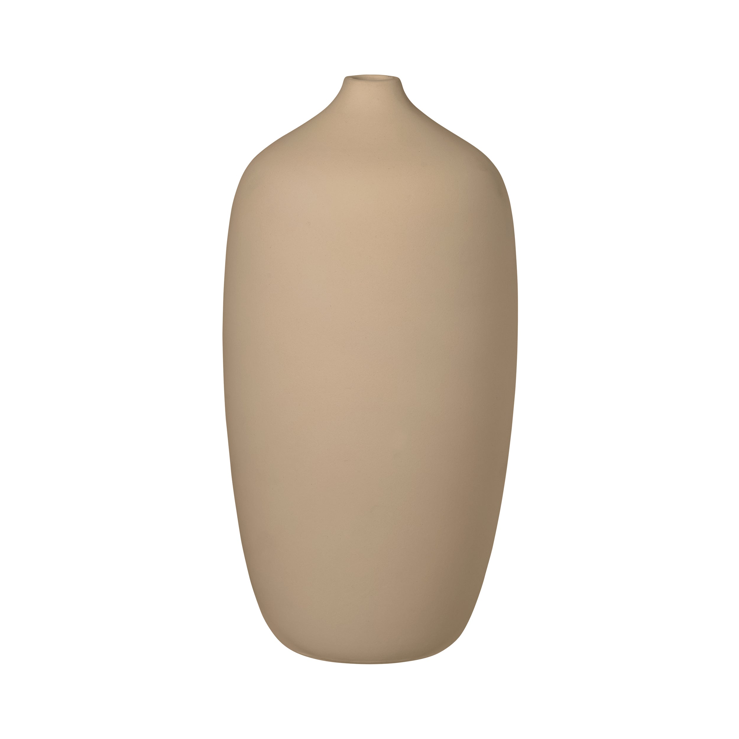 blomus CEOLA Modern Ceramic Statement Vase with Organic Soft Curves - 5 x 10