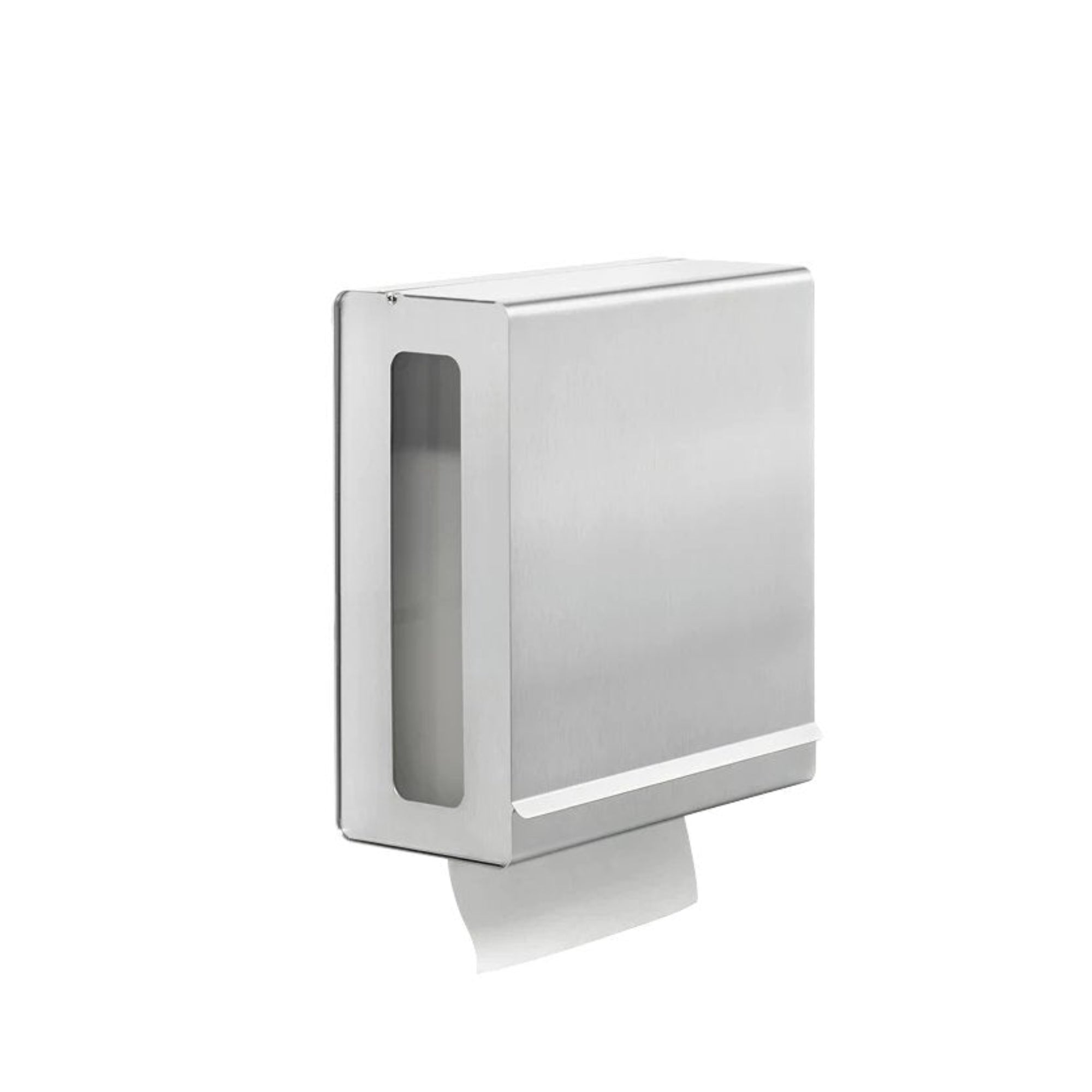 blomus NEXIO Stainless Steel Wall Mounted Commercial Paper Towel Dispenser - Brushed - C-Fold Towels