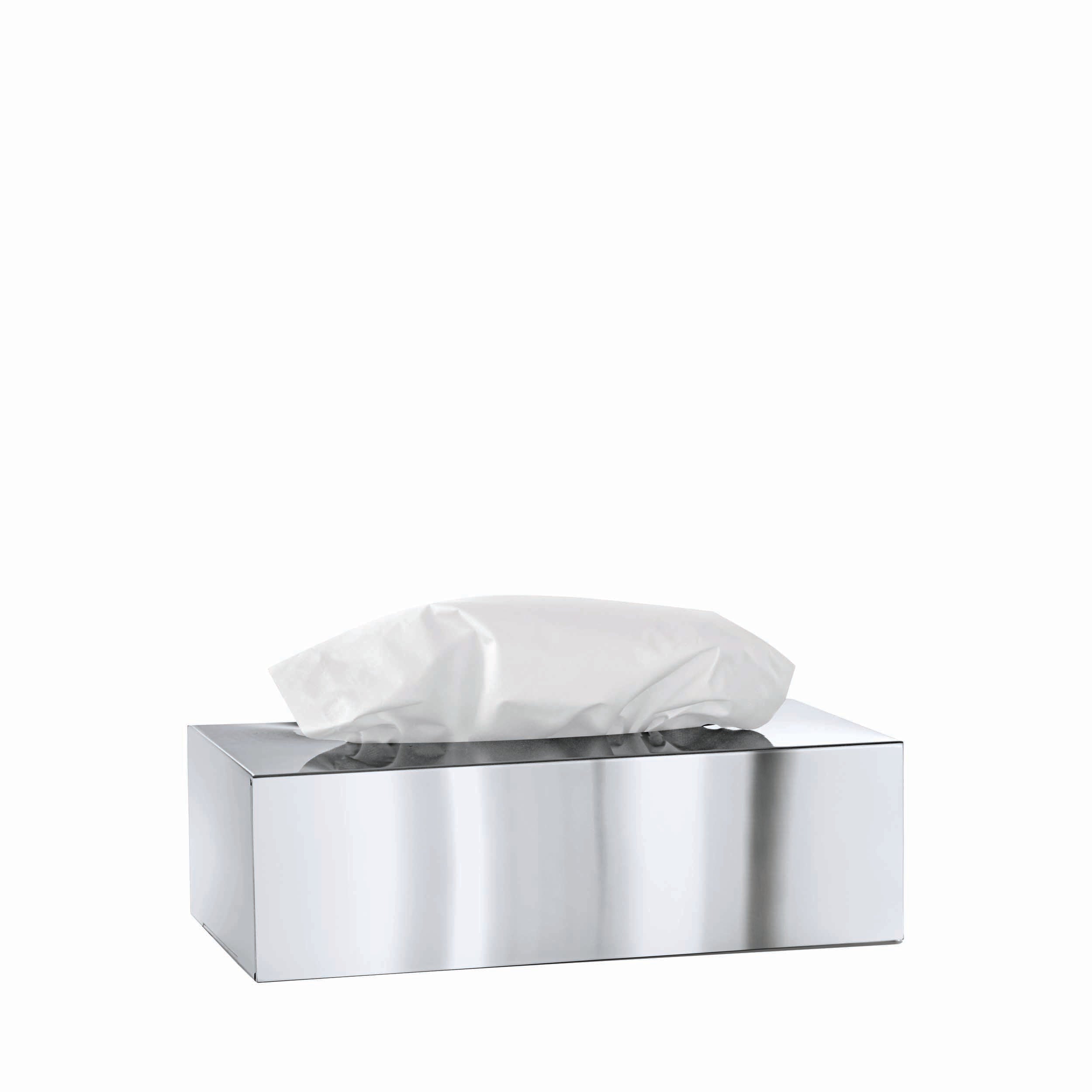 blomus NEXIO Modern Stainless Steel Facial Tissue Cover - Polished
