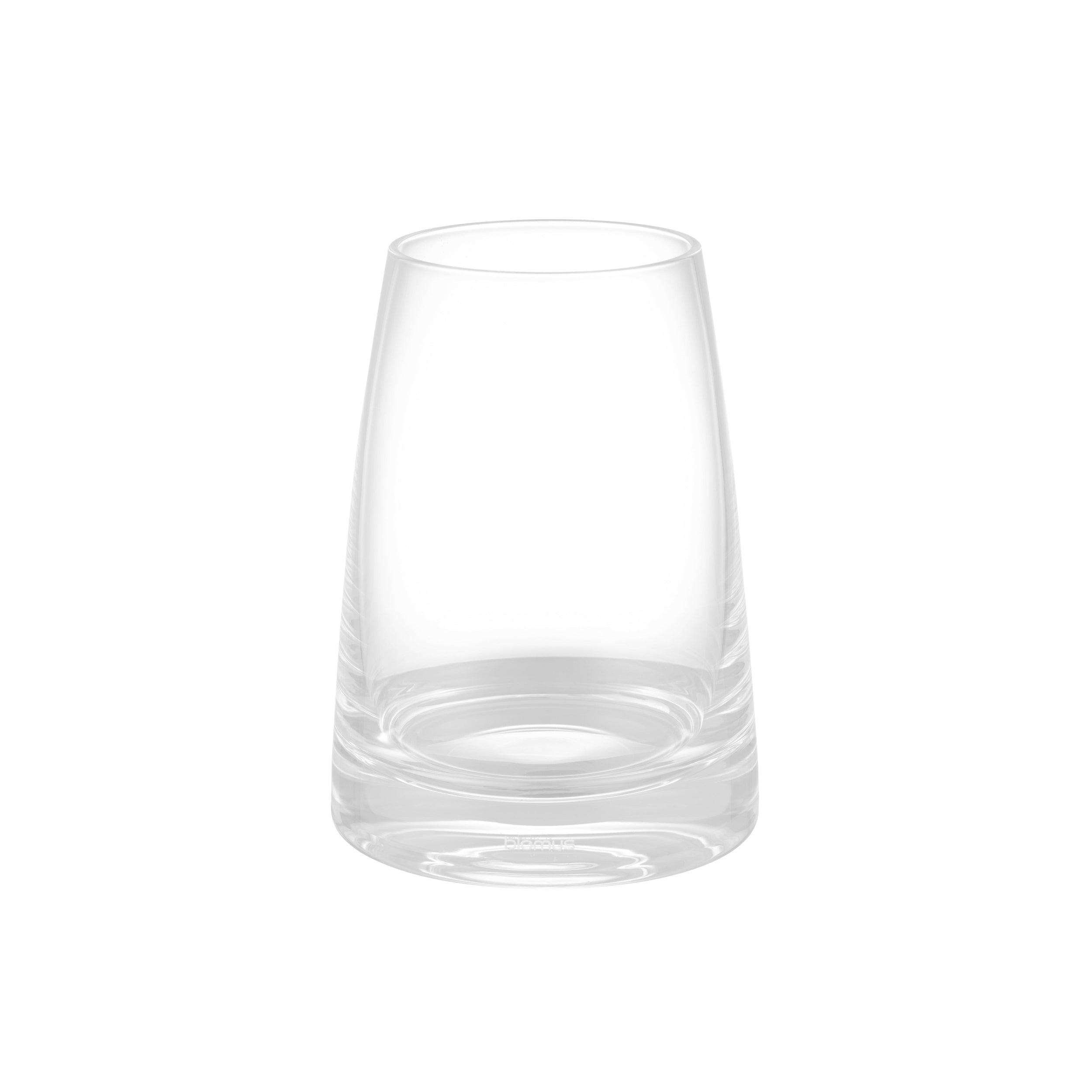 Clear Tumbler on a white background