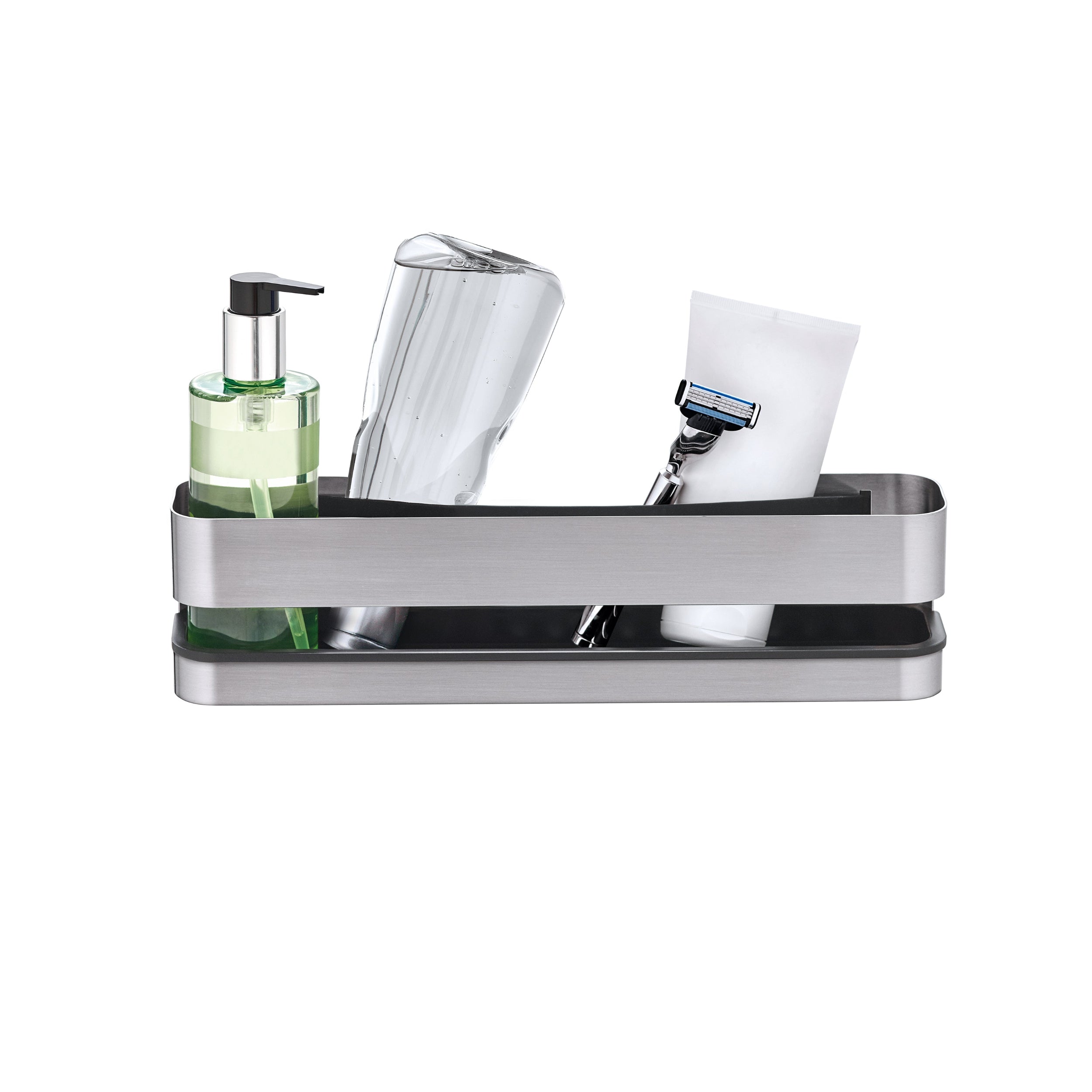 blomus NEXIO Shower Shelf Shampoo and Bottle Holder - Large - Brushed Stainless