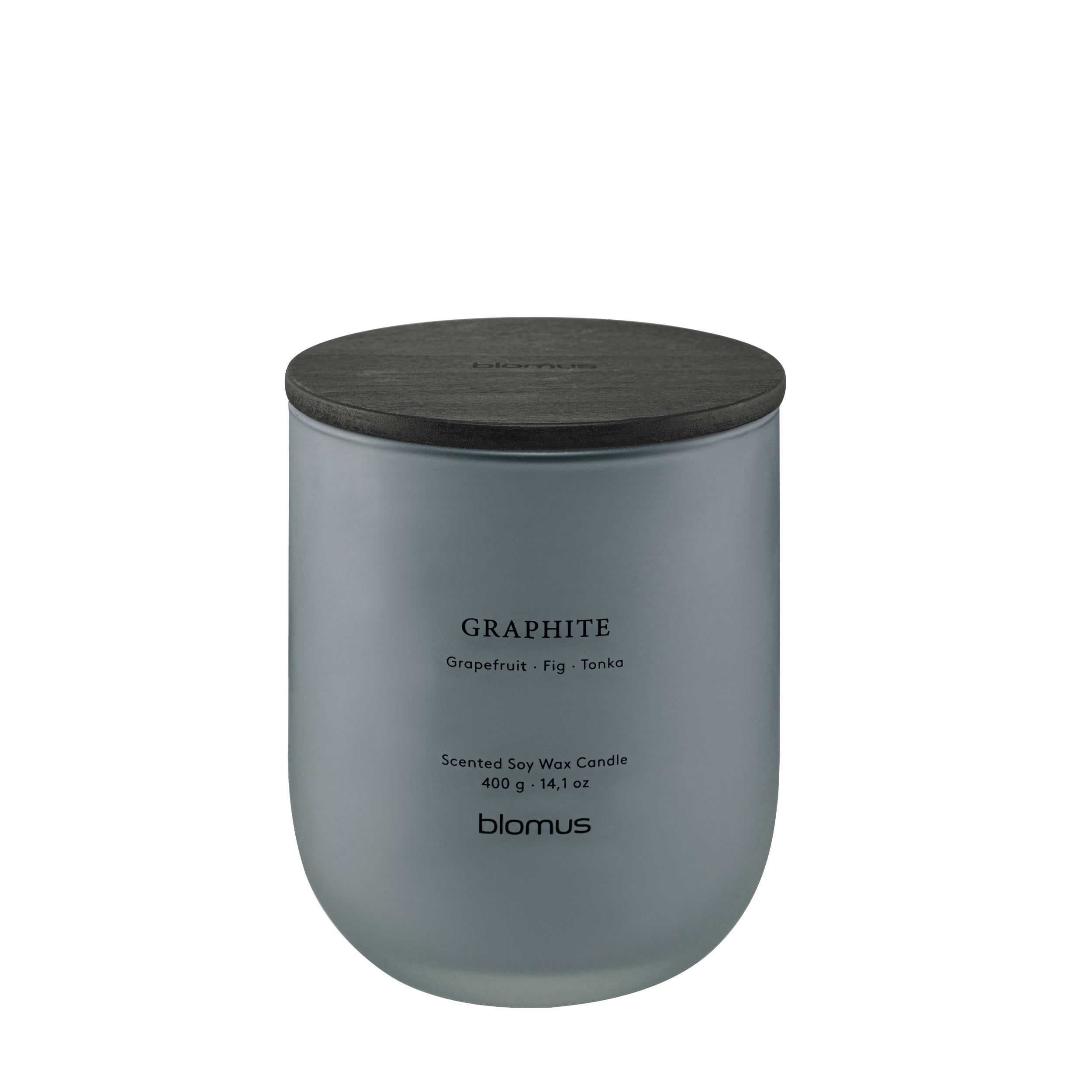 69295 Graphite Scented Candle on White Background