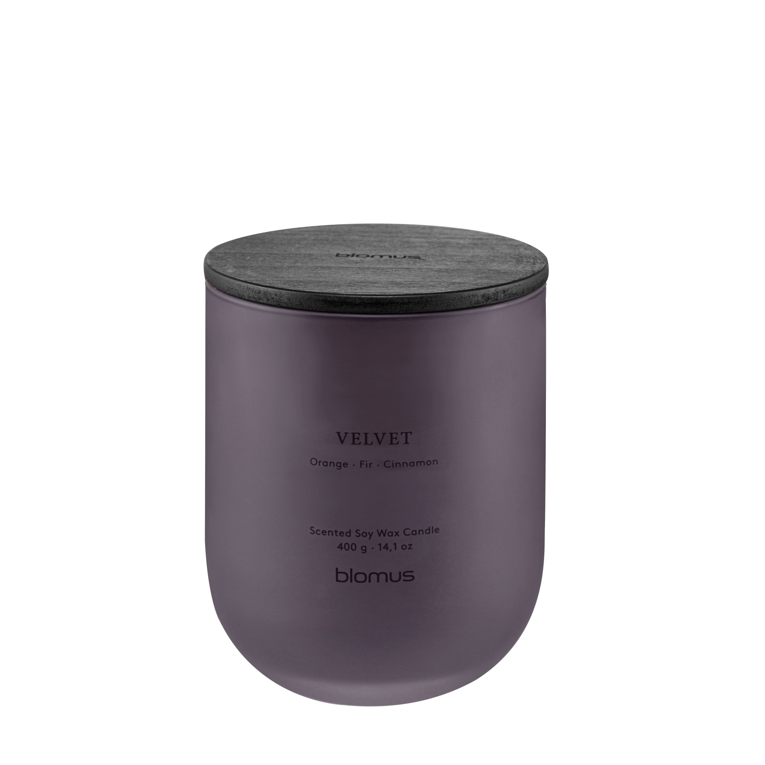 69296 Velvet Fragranced Scented Candle on White Background