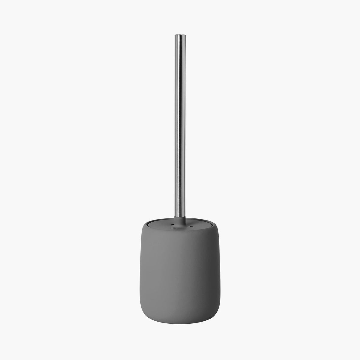 SONO Toilet Brush with Decorative Holder - Ceramic Soft Touch with Stainless Handle - Limited Color Release