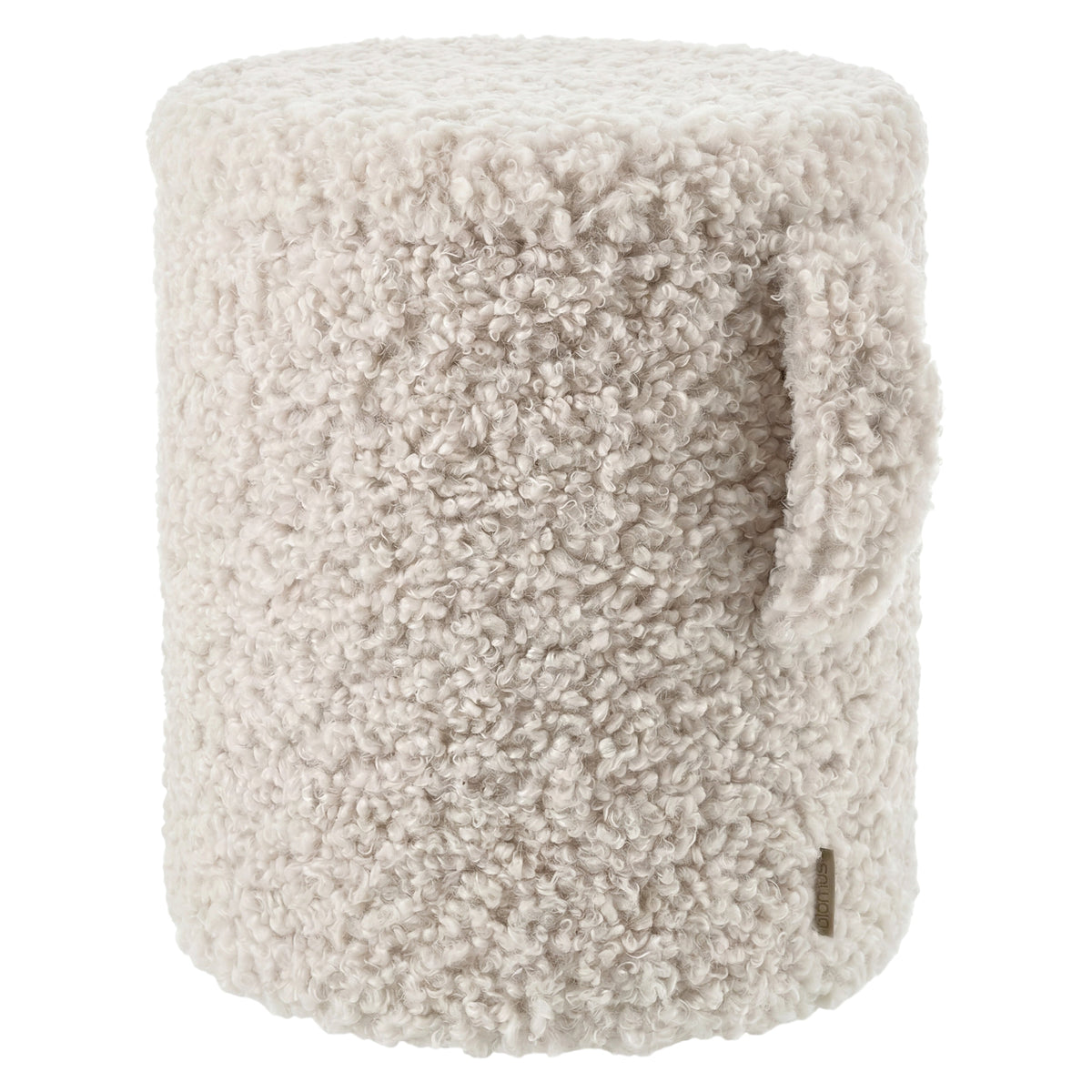 TEDDY Round Storage Pouf Accent Table, Stool or Ottoman with Lid
