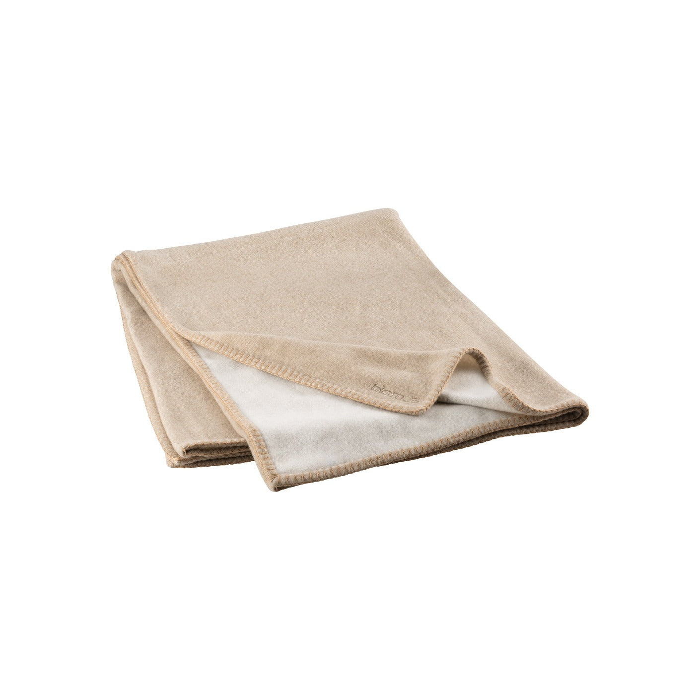 blomus AHWI Cozy Wool Throw Blanket - Two-Tone Reversible - Italian Handloomed