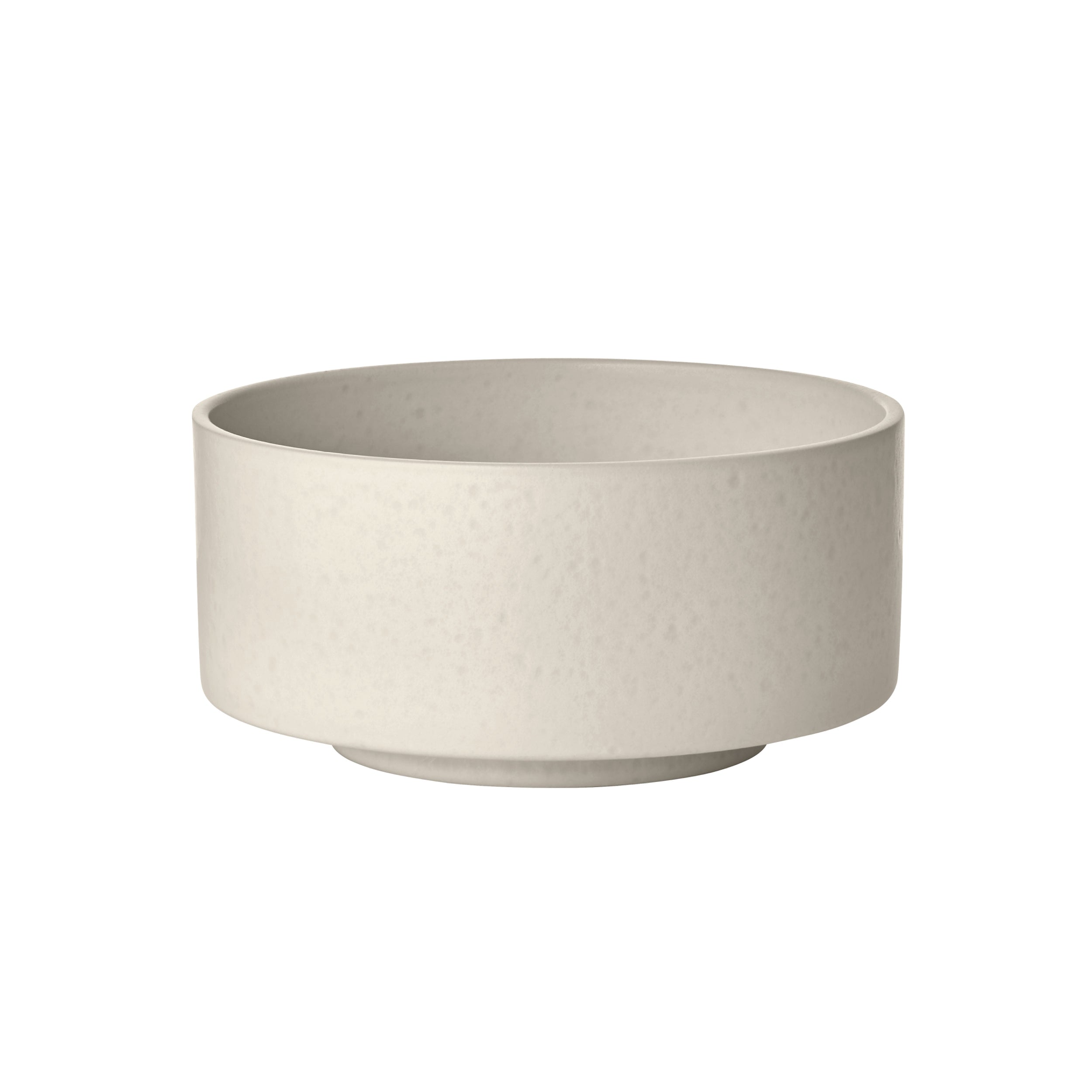 blomus MAKOTO Japanese Style Stoneware Serving Bowl with Pedestal for Salad, Pasta or Vegetables