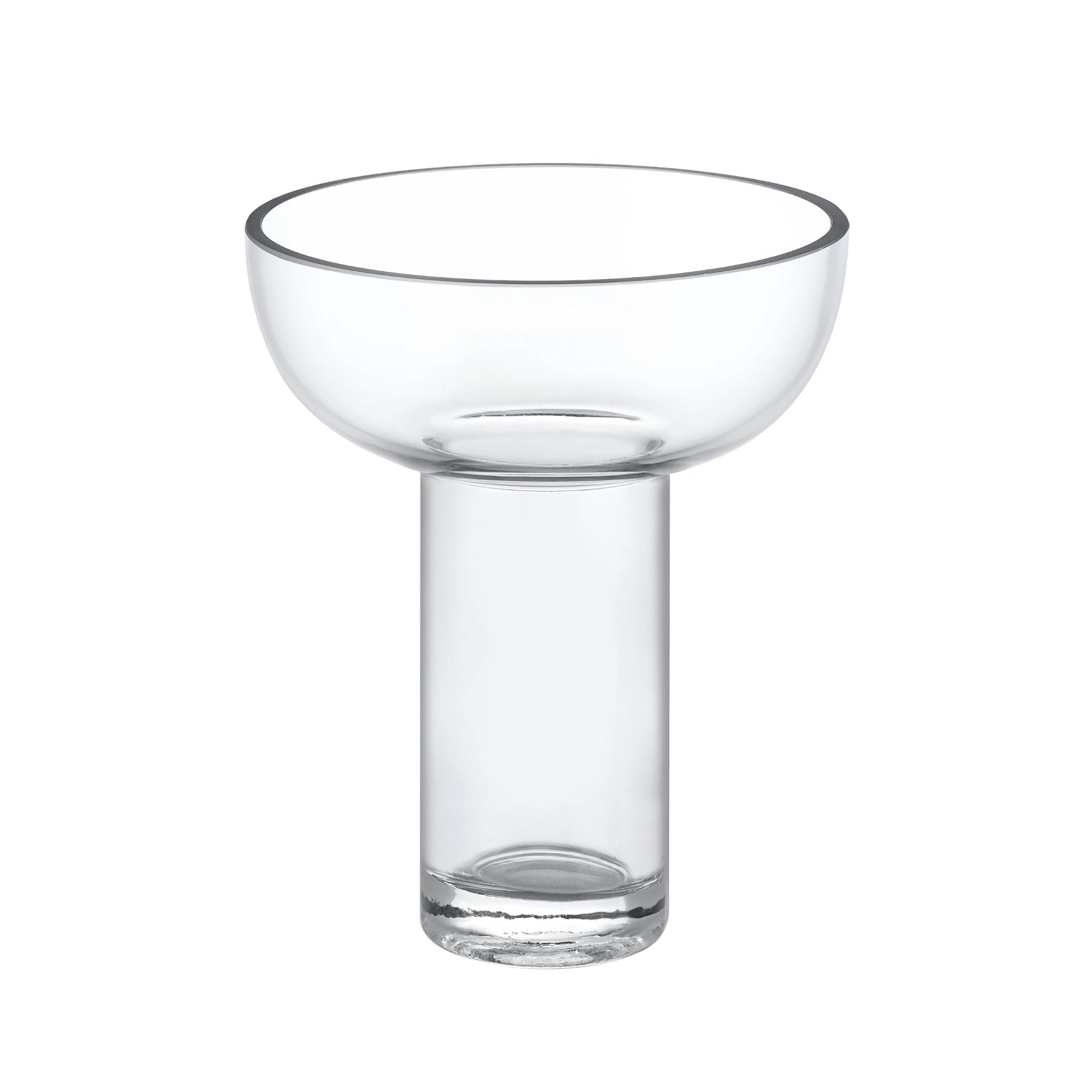 blomus MIYABI Japanese Ikebana Clear Glass Vase - 8" Height
