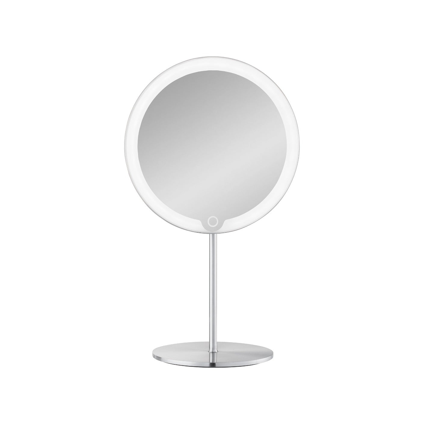 blomus MODO LED Magnifying Vanity Makeup Mirror - Rechargeable - Stainless Steel