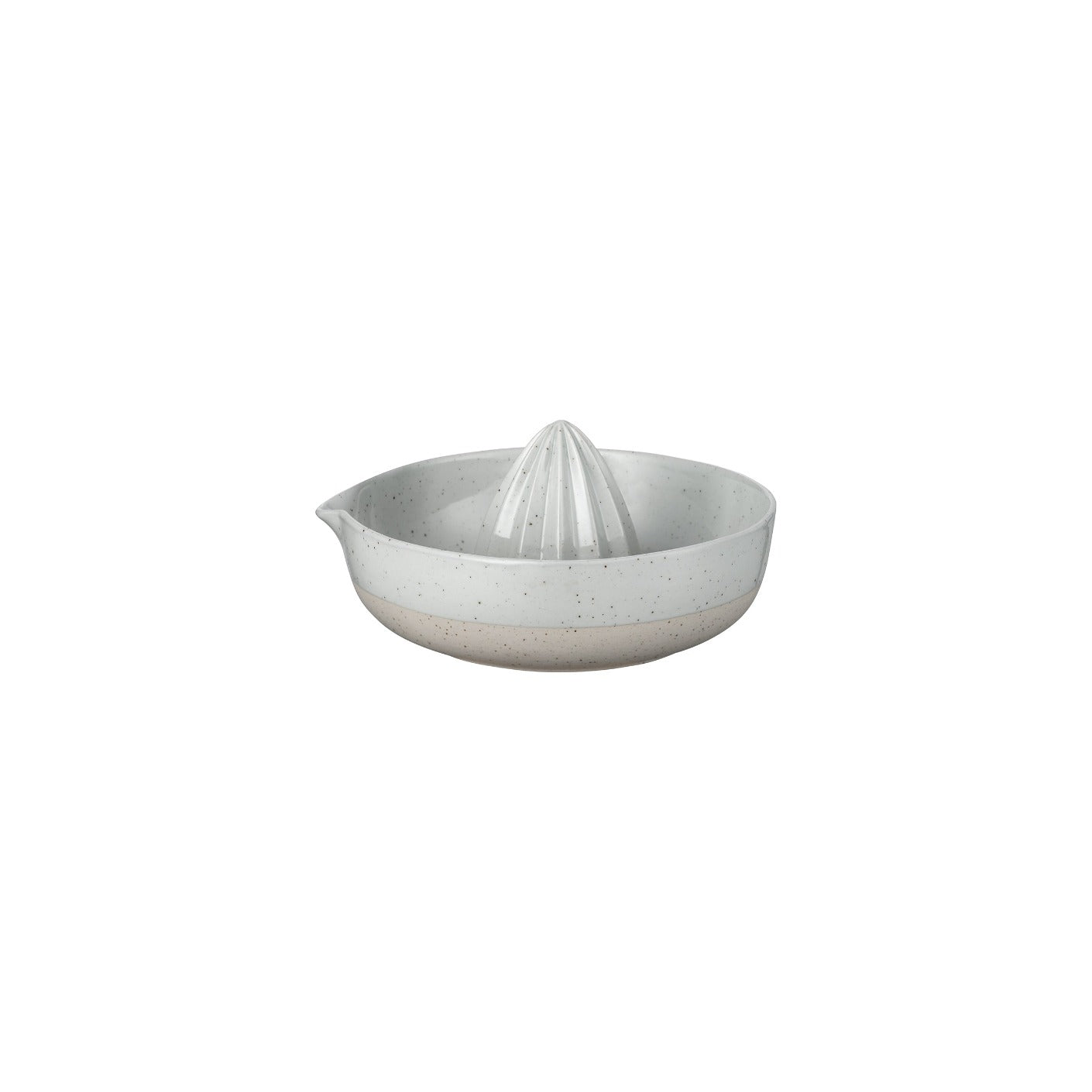 blomus SABLO Scandinavian Stoneware Citrus Reamer for Orange or Lemon Juicing - Organic Dishware