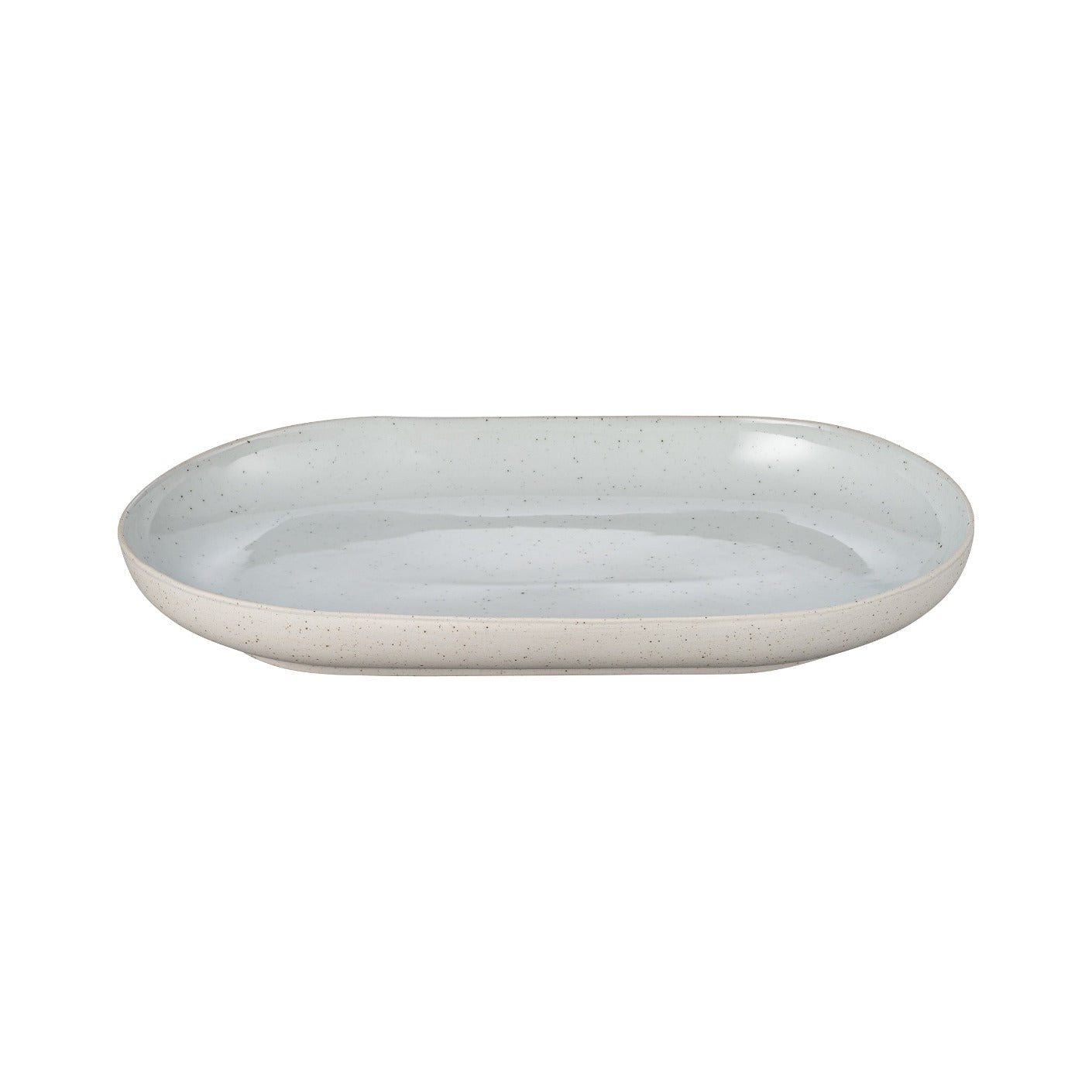 blomus SABLO Scandinavian Stoneware Deep Serving Platter - Organic Dishware