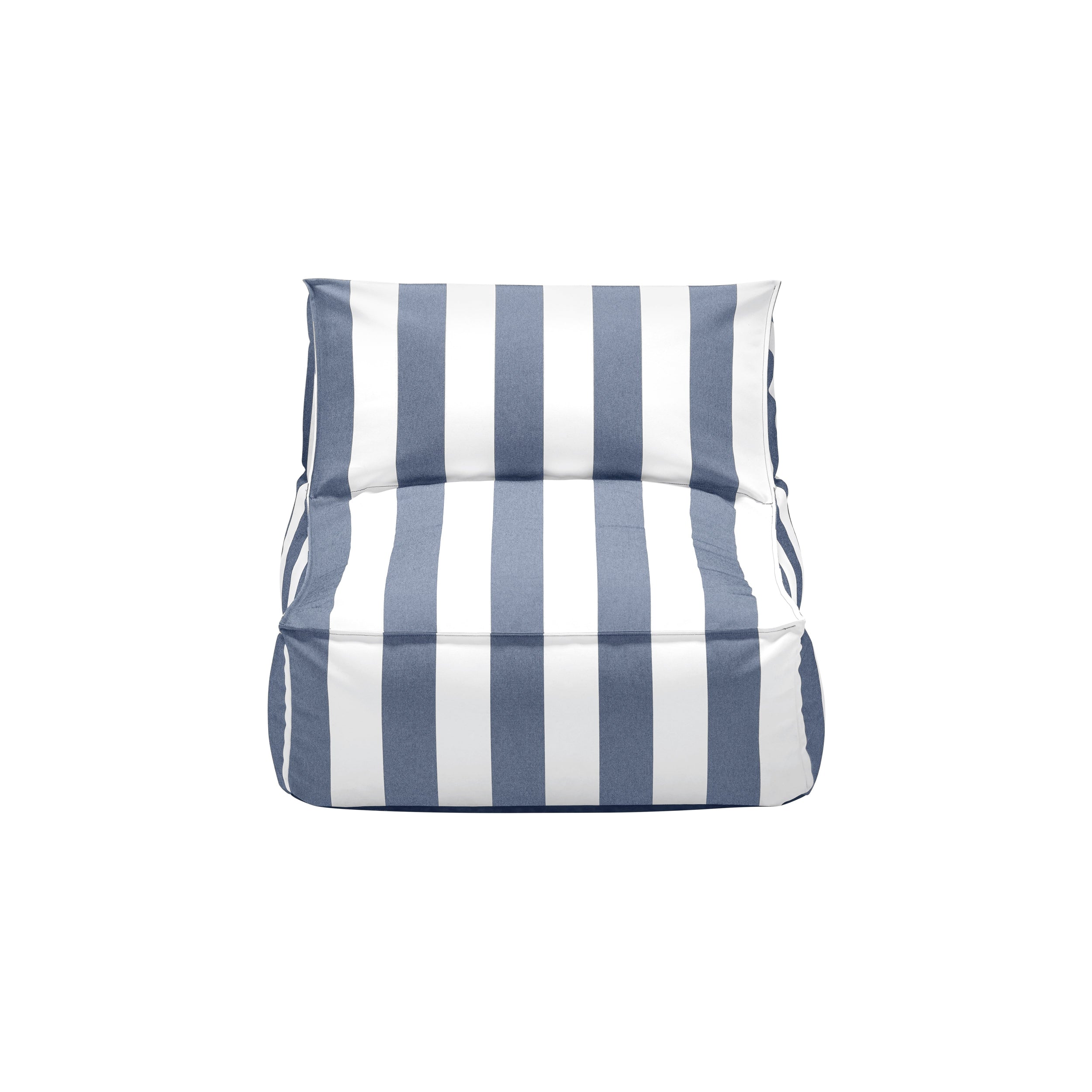 blomus STAY Cabana Stripe Low-Profile Outdoor Patio Lounge Chair - Luxury Pool Furniture - Water and UV Resistant