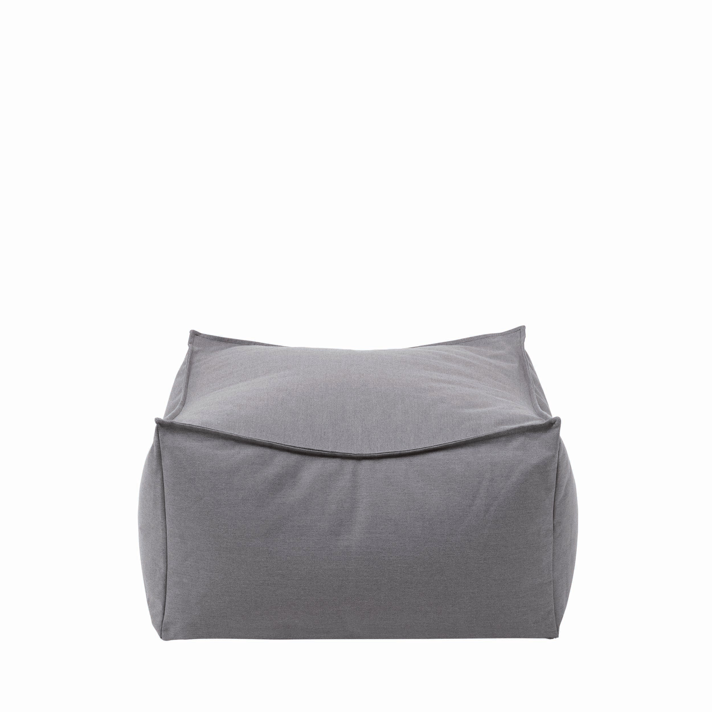 blomus STAY Low-Profile Outdoor Patio Pouf - Water and UV Resistant