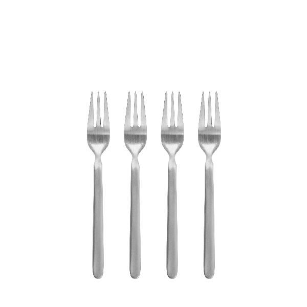 Stainless Steel Cake Forks Set of 4 STELLA blomus