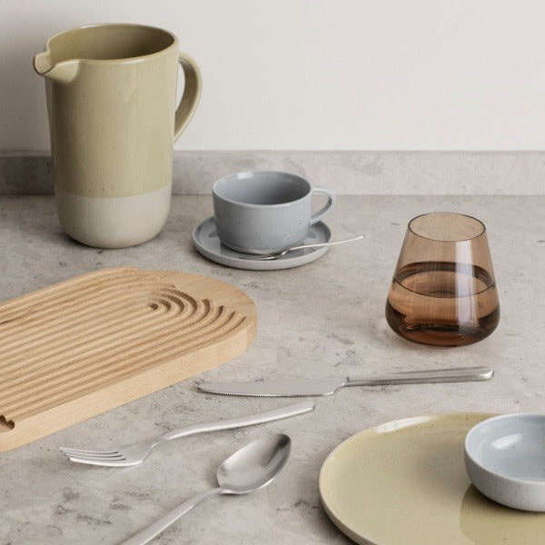 refined modern kitchen setting with blomus ZEN Asian inspired cutting board