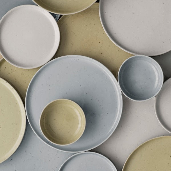 blomus SABLO minimalist Stoneware dinnerware plates and bowls in all color offerings