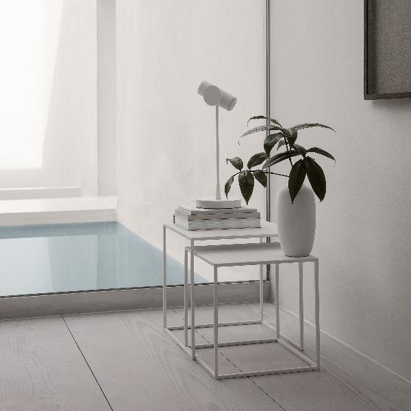 modern plant arrangement in Asian inspired CEOLA vase by blomus