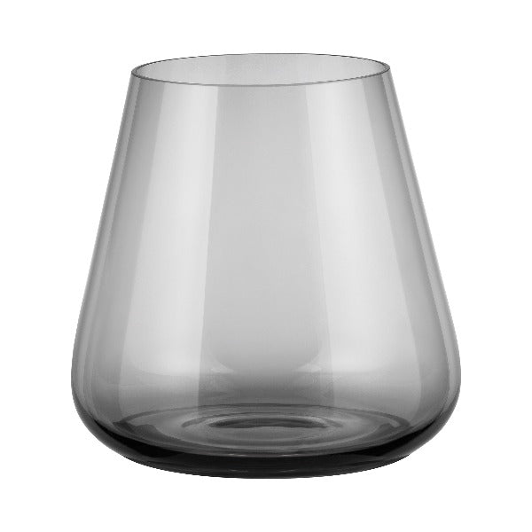 blomus BELO Hand Blown Tumbler or Stemless Wine Glass - Colored Tapered Tulip Shape - 4 pieces