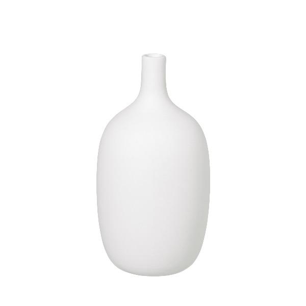 blomus CEOLA Modern Ceramic Statement Vase with Organic Soft Curves - 4 x 8