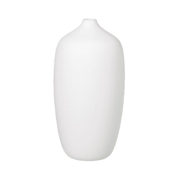 blomus CEOLA Modern Ceramic Statement Vase with Organic Soft Curves - 5 x 10