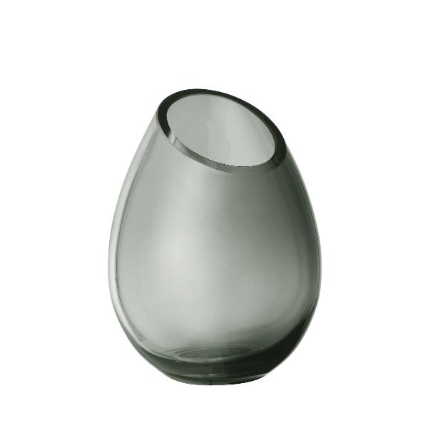 blomus DROP Colored Glass Vase - Handblown Teardrop Shape