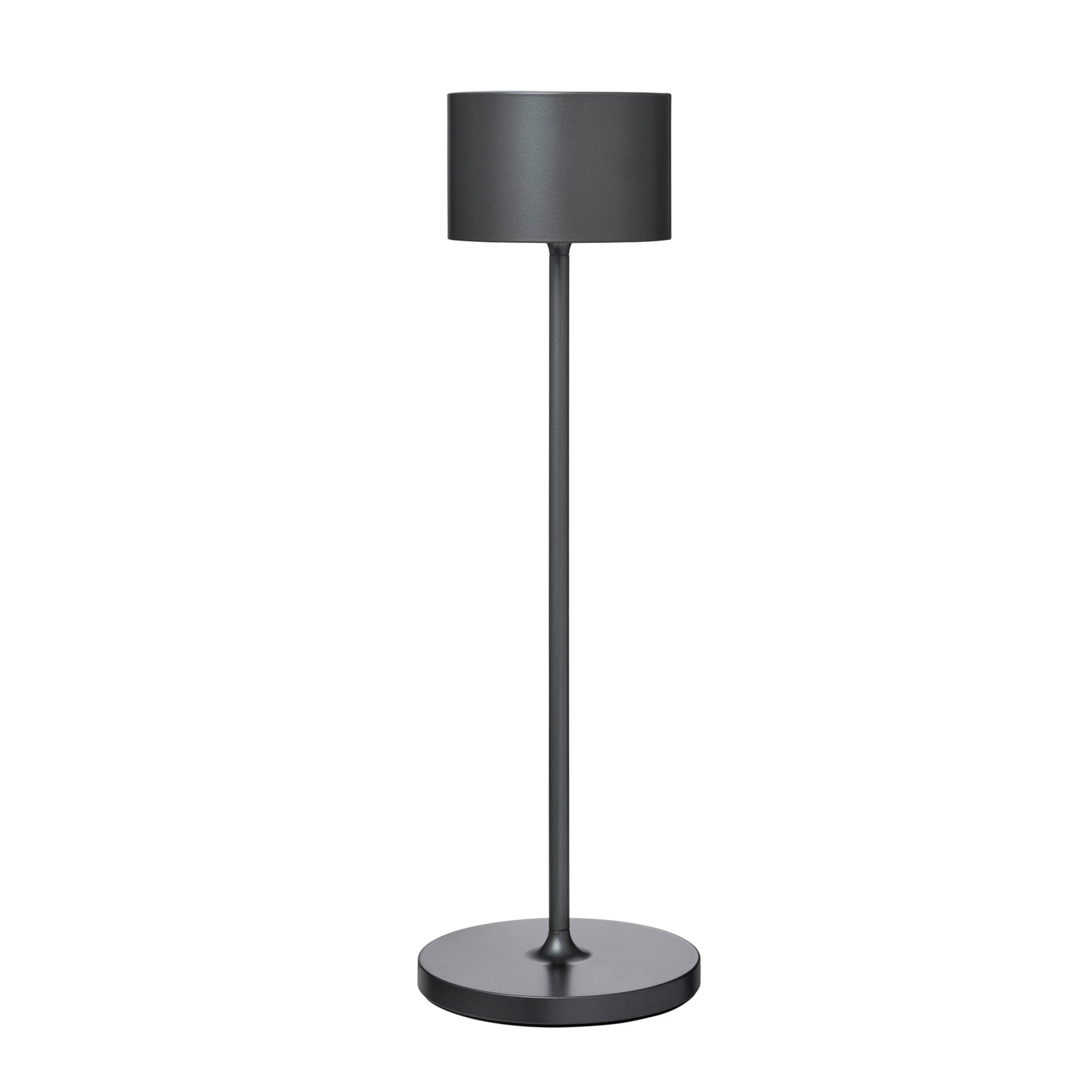 blomus FAROL Metallic Rechargable LED Indoor or Outdoor Table Lamp - Dimmable - Varying Light Colors