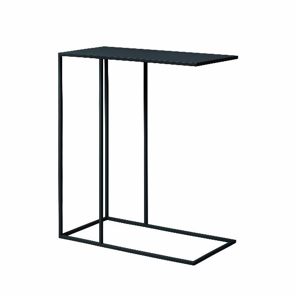 blomus FERA Modern Steel C-Table Slide-Under Sofa Geometric Industrial Style