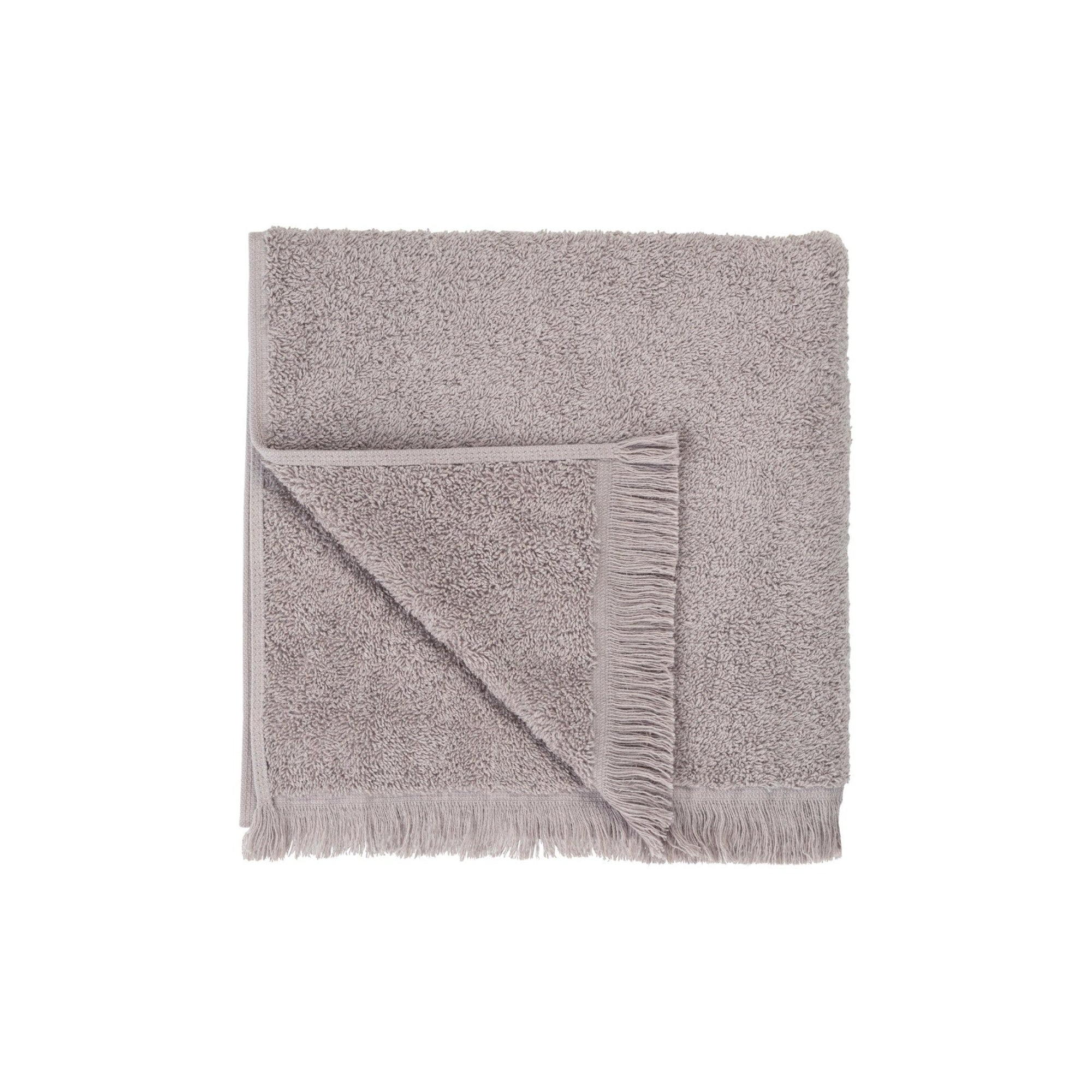 blomus FRINO Fringed Terrycloth Organic Cotton Hand Towel XL 20 x 39 - OEKO-TEX Standard 100 Certified