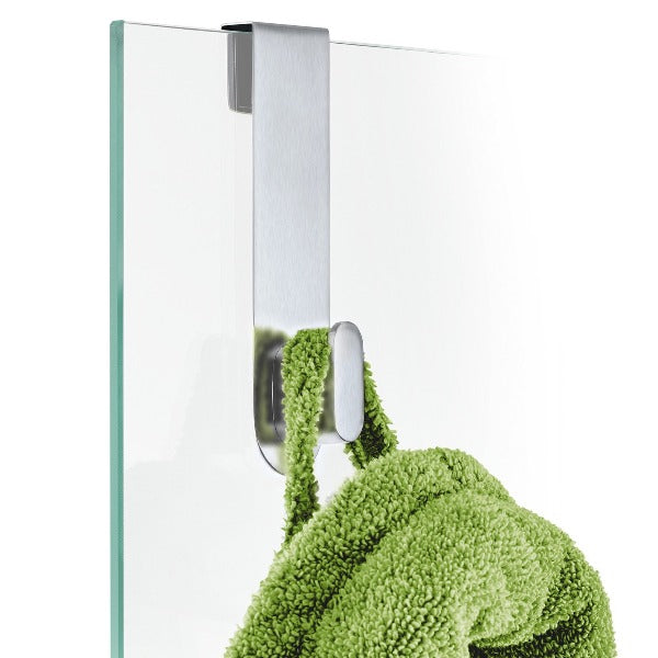 blomus NEXIO Glass Shower Over-The-Door Hook - Brushed Stainless Steel