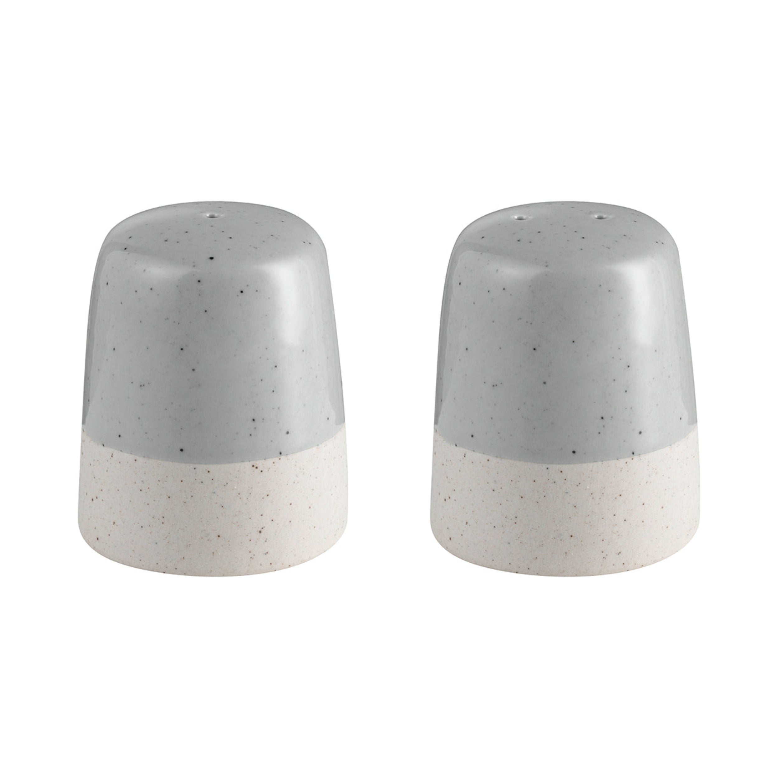 blomus SABLO Scandinavian Stoneware Salt & Pepper Shaker Set for Kitchen or Formal Dining