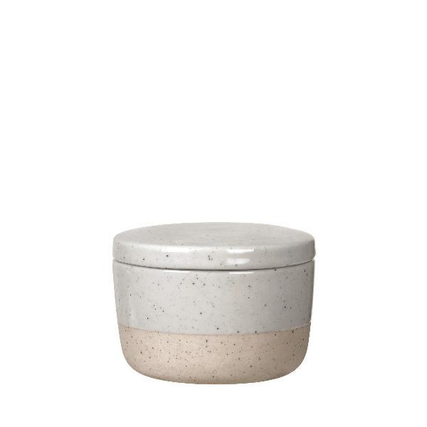 blomus SABLO Scandinavian Stoneware Sugar Bowl with Lid - Dishware Coffee and Tea Accessory