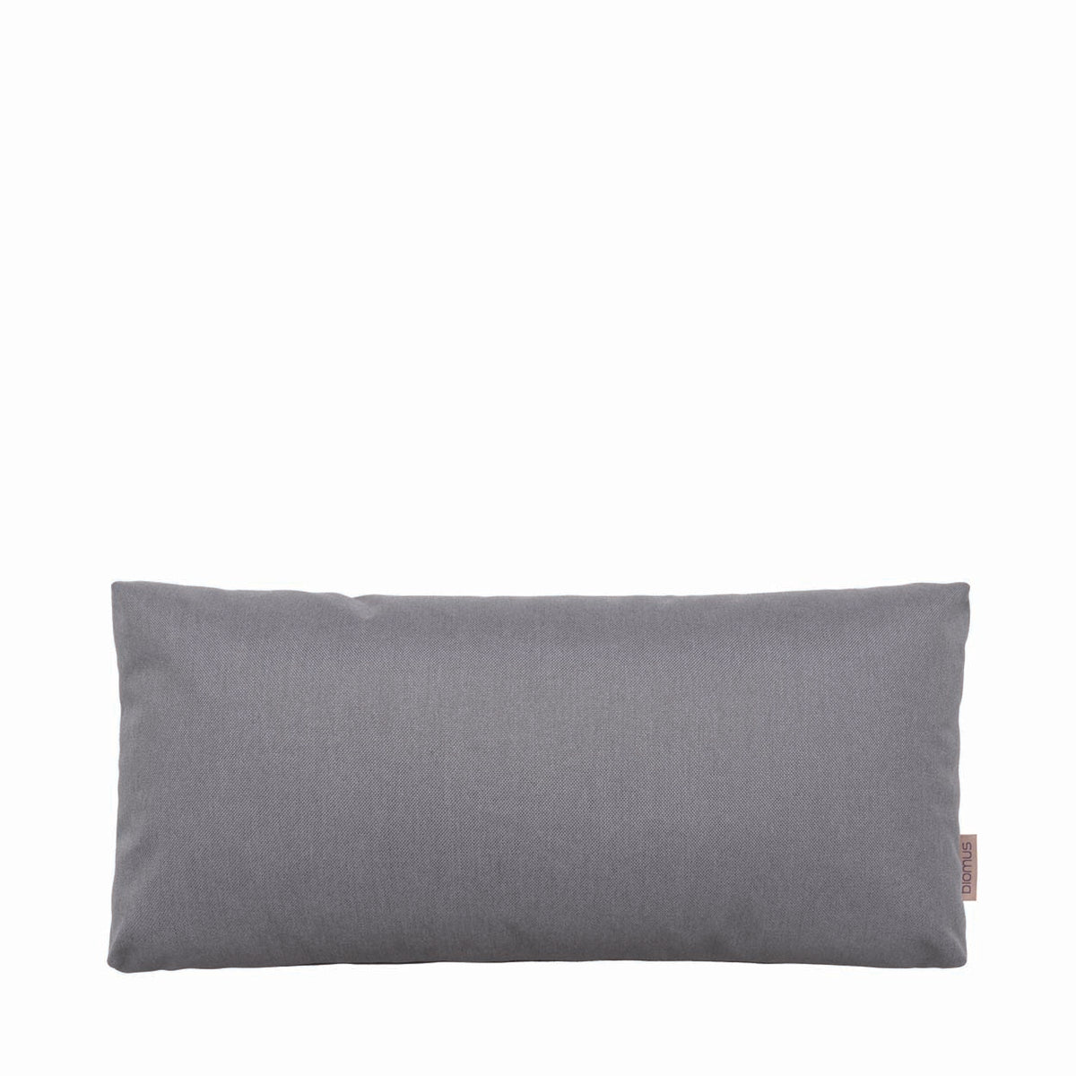 Blue-gray rectangular outdoor cushion