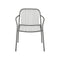 YUA Wires Armchair Granite Grey Front