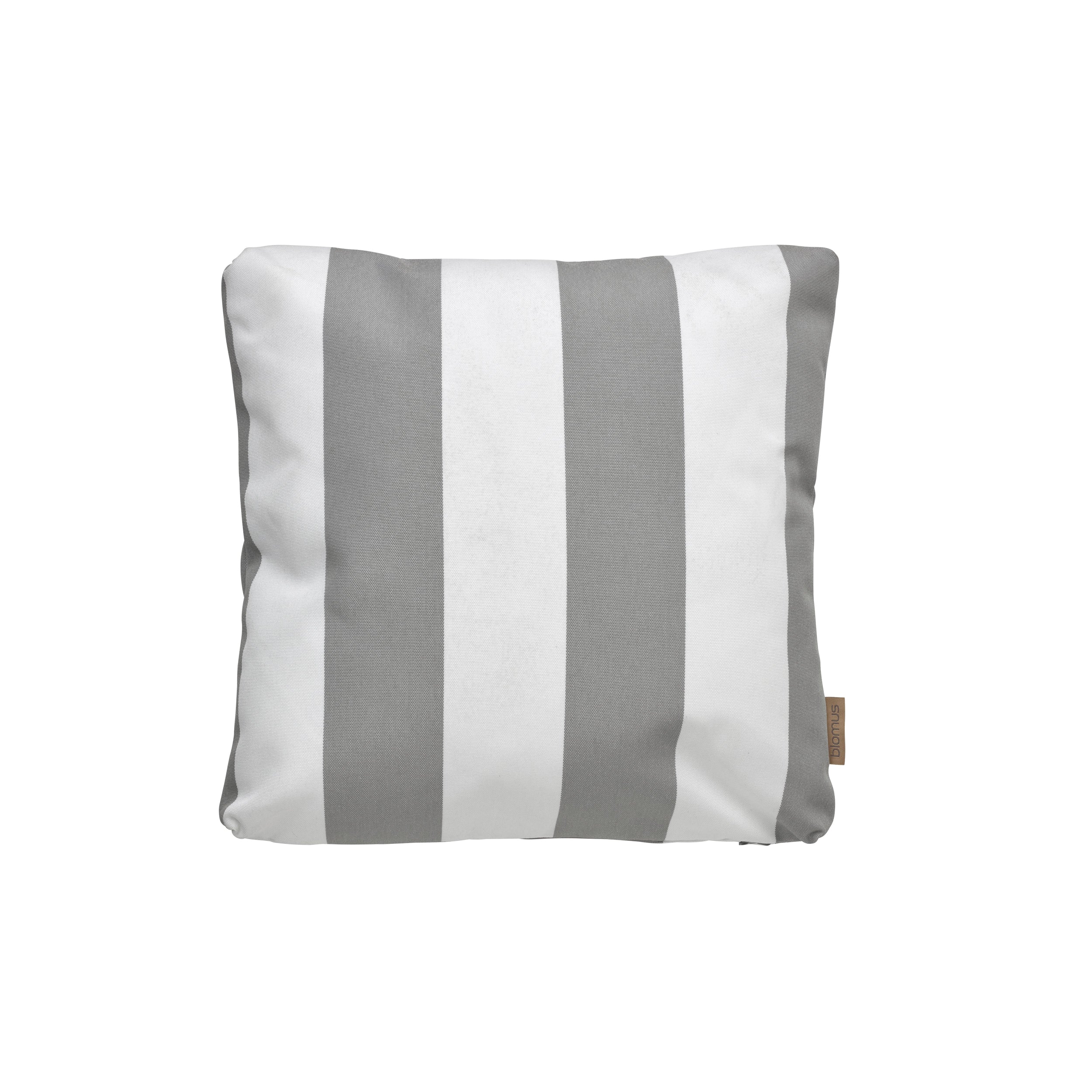 62321 STAY Stripes Square Cushion Elephant Skin