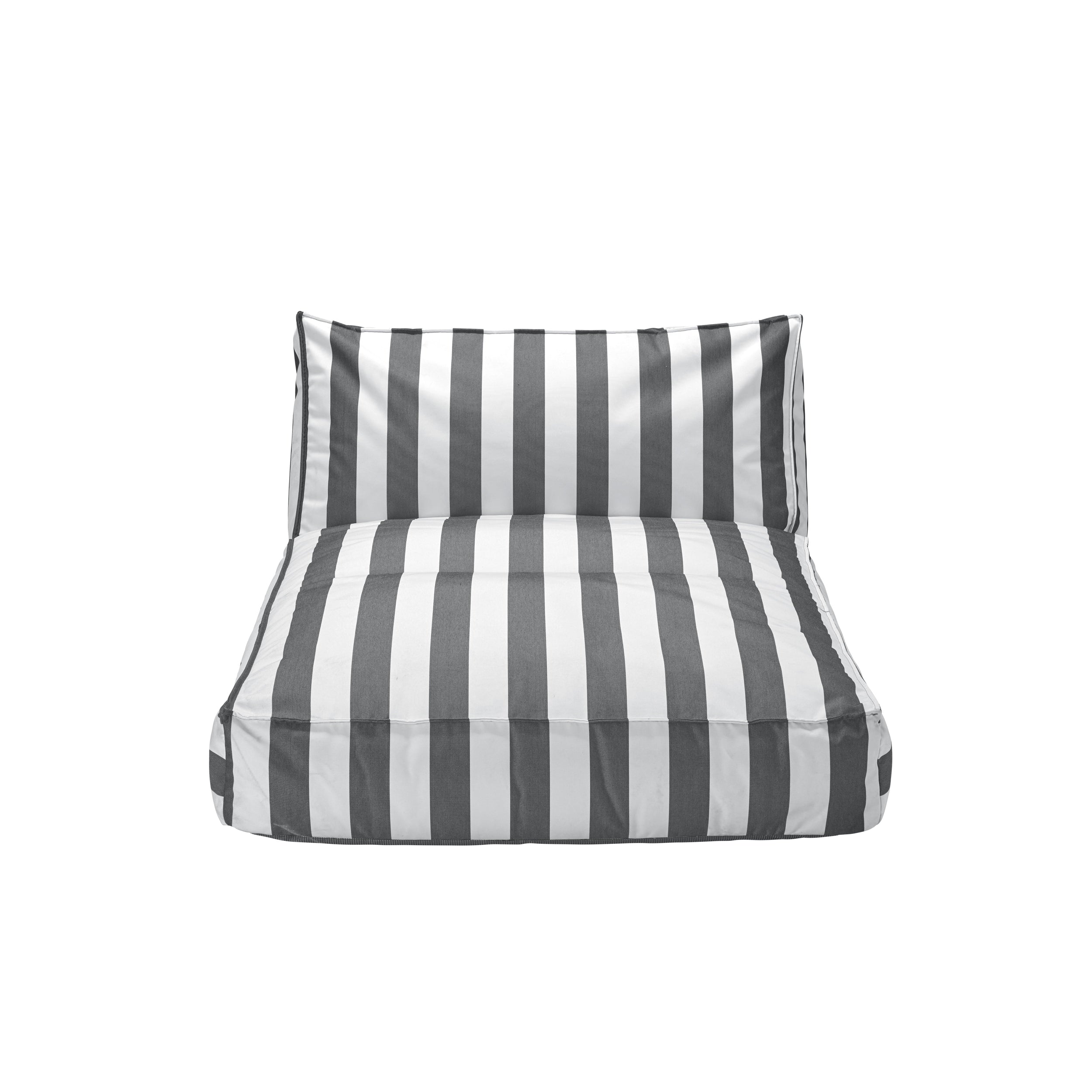 62325 STAY Stripes Day Bed in Black on a white background